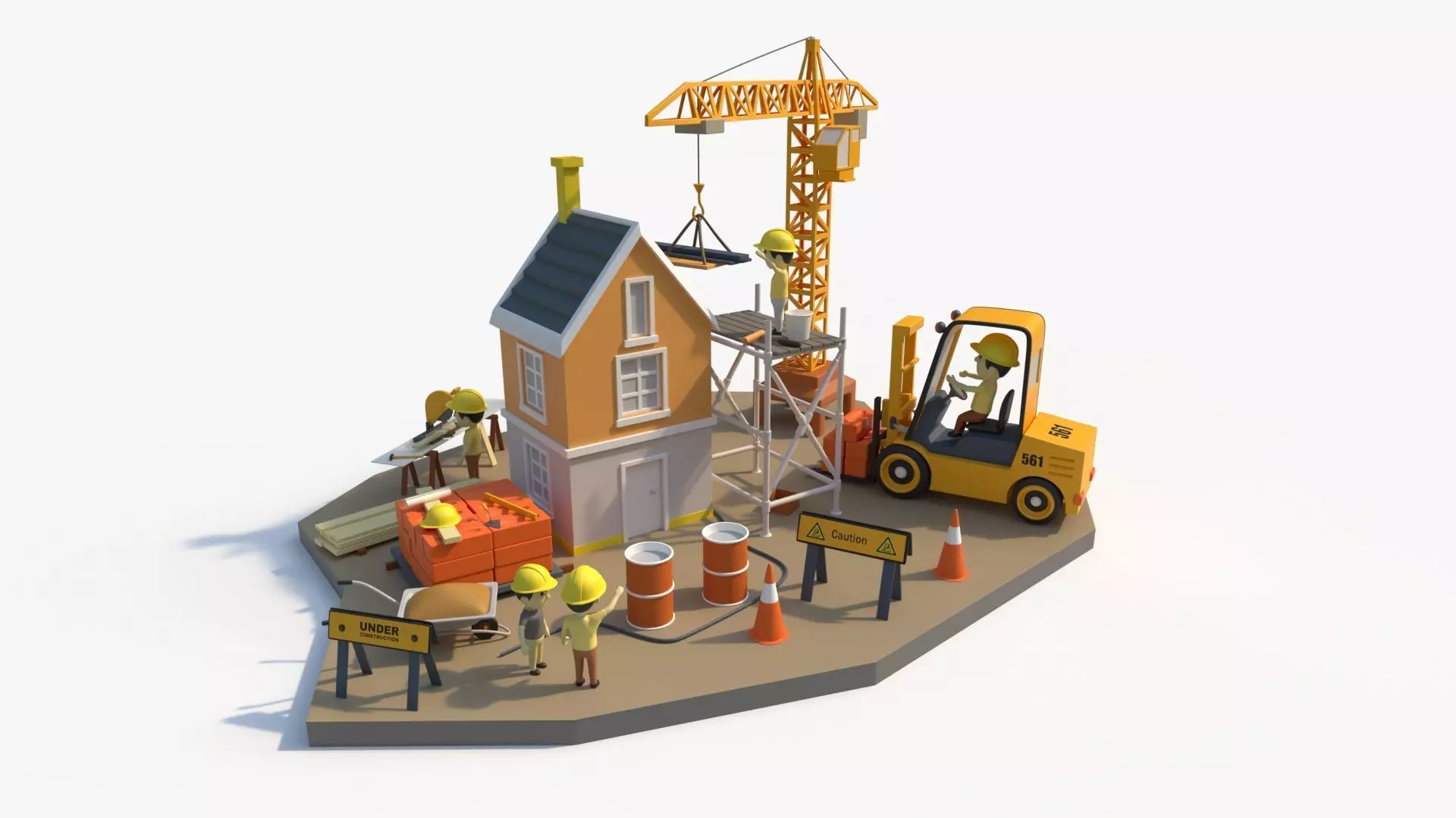 construction site 3D model_0