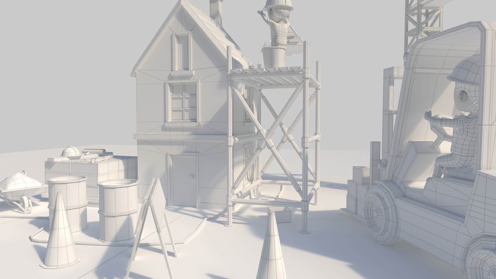construction site 3D model_2