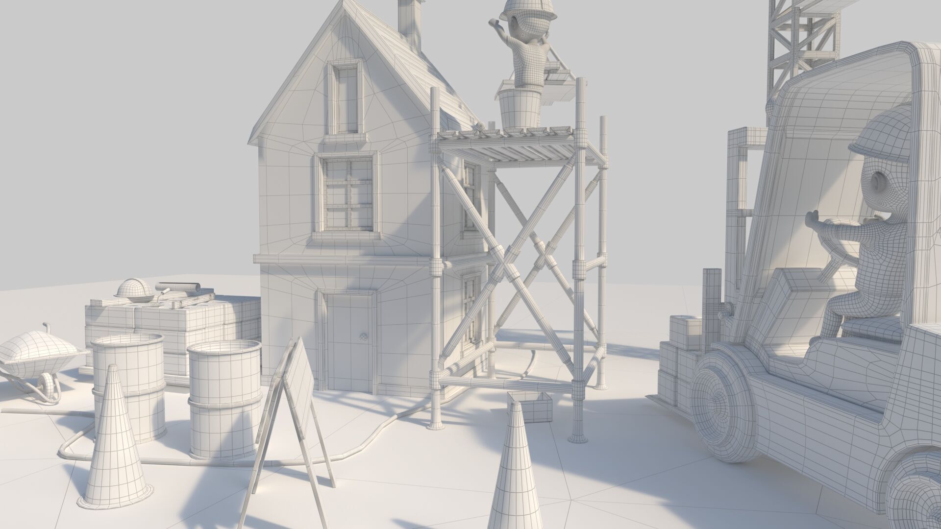 construction site 3D model_3
