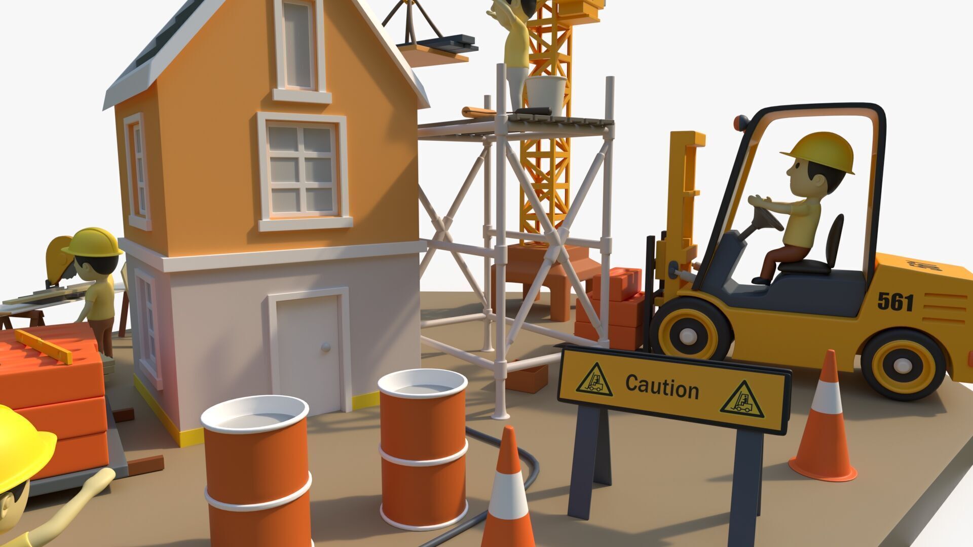 construction site 3D model_6