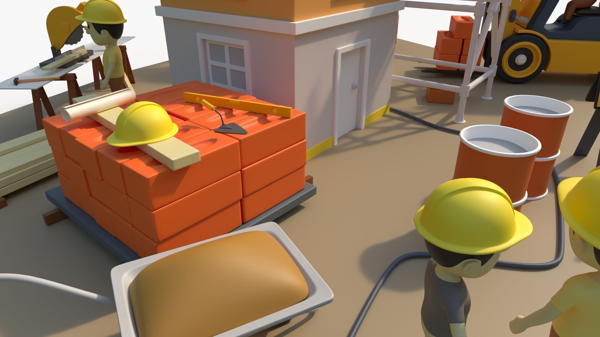 construction site 3D model_5