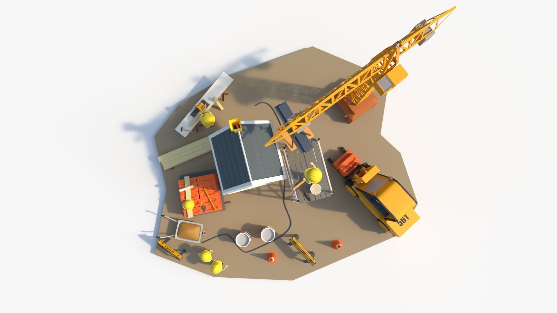 construction site 3D model_4
