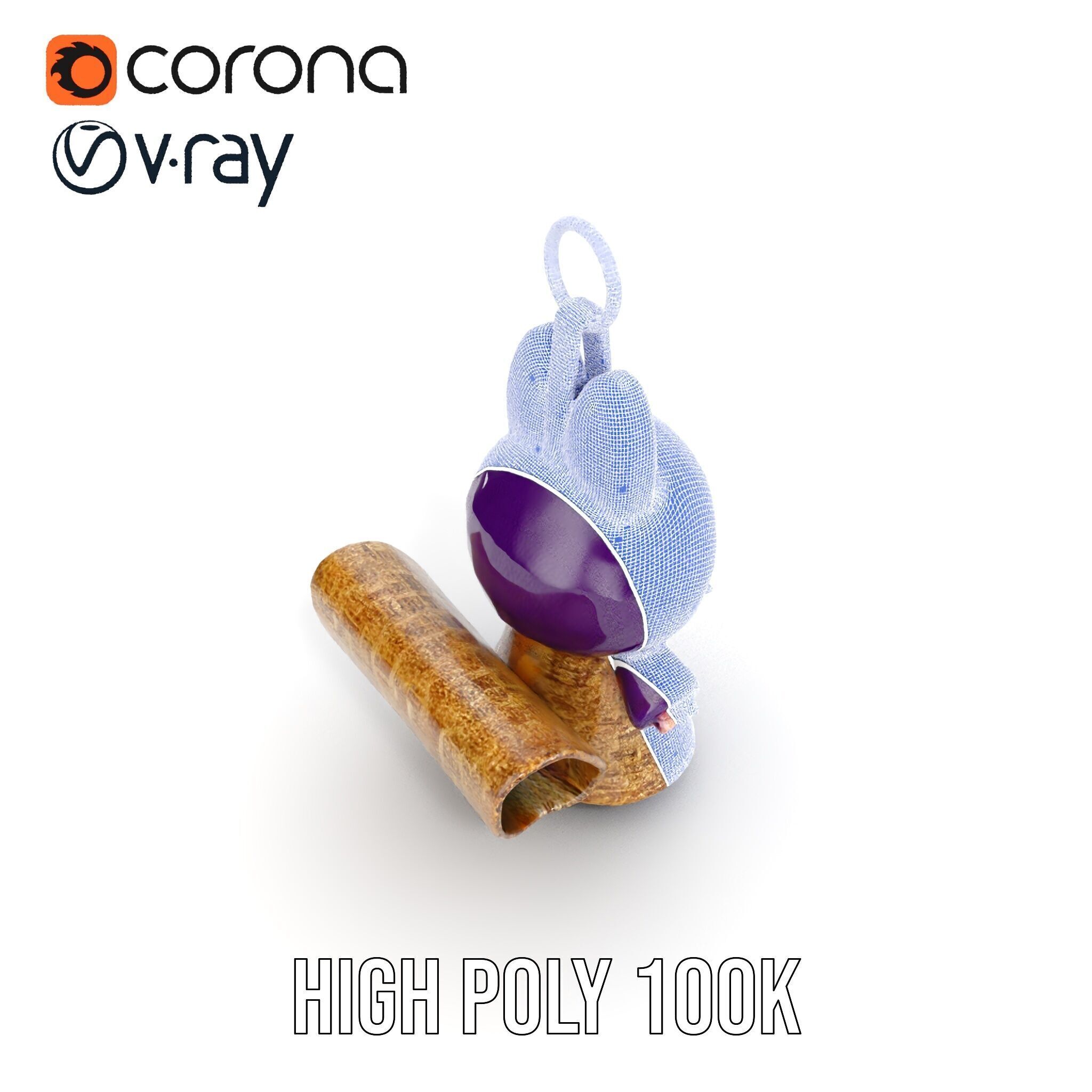 Cute Creature Keychain Model Pack Low-poly 3D model_38