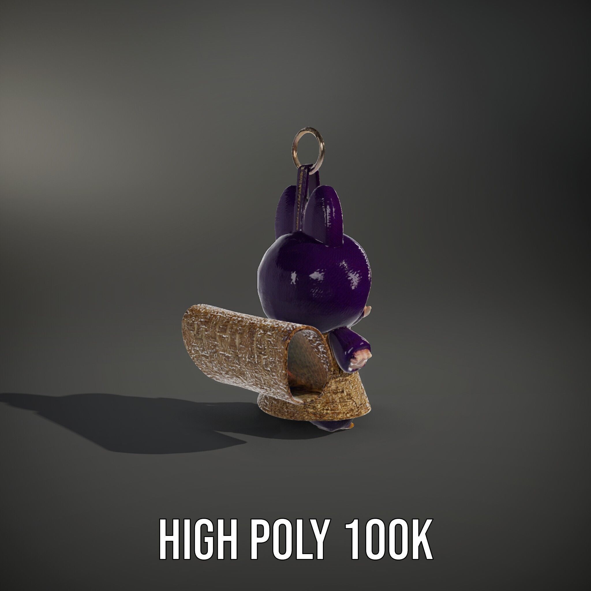 Cute Creature Keychain Model Pack Low-poly 3D model_8