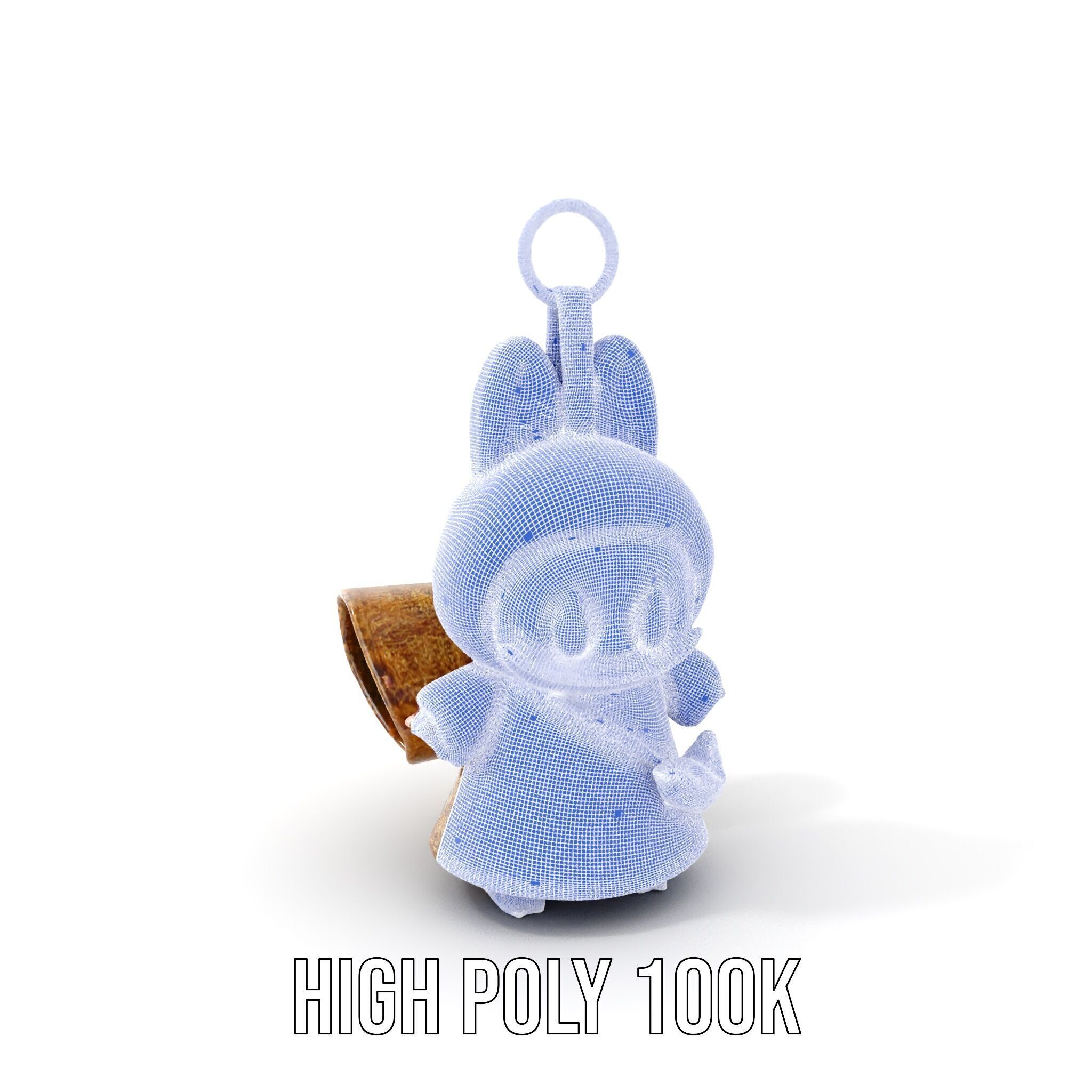 Cute Creature Keychain Model Pack Low-poly 3D model_4
