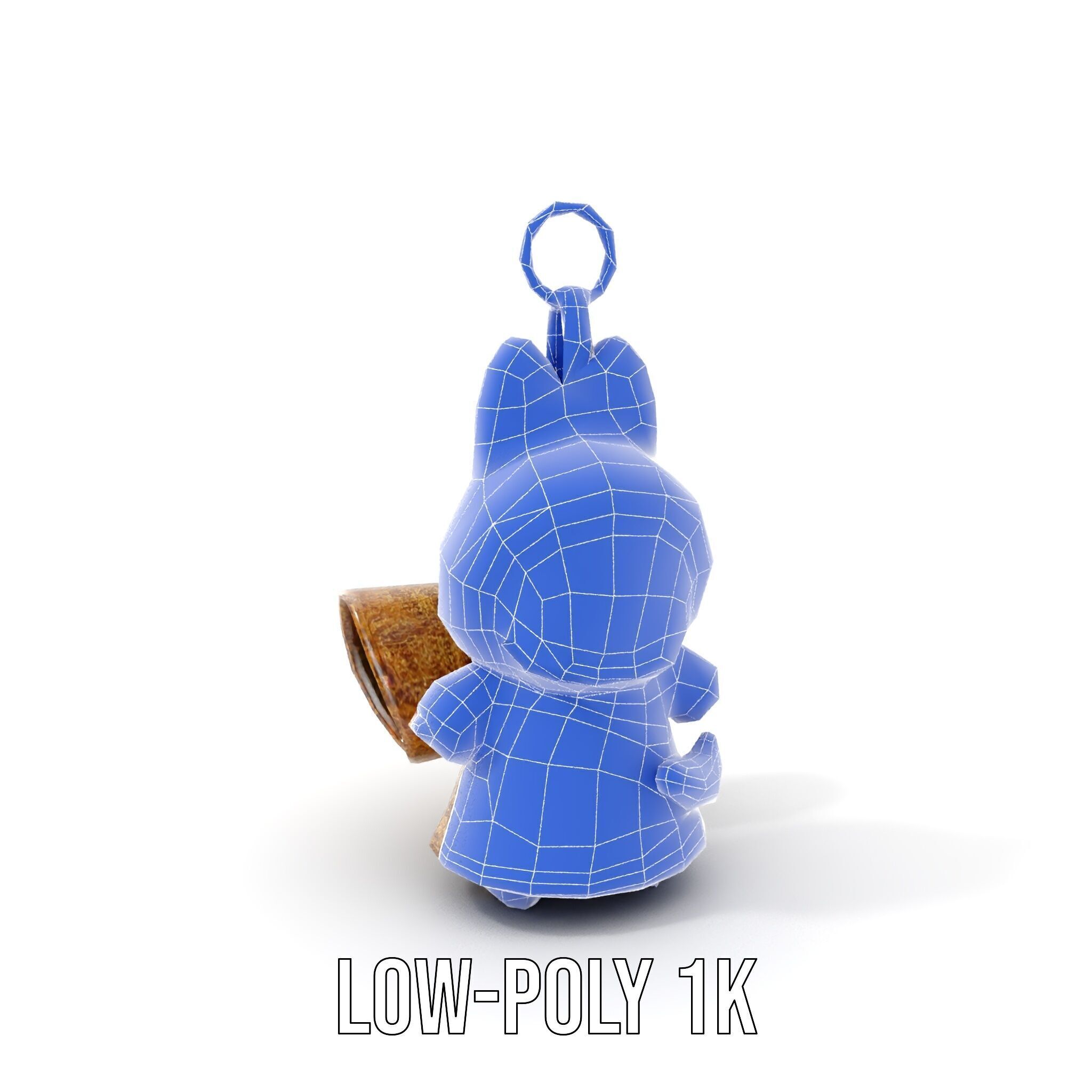 Cute Creature Keychain Model Pack Low-poly 3D model_20