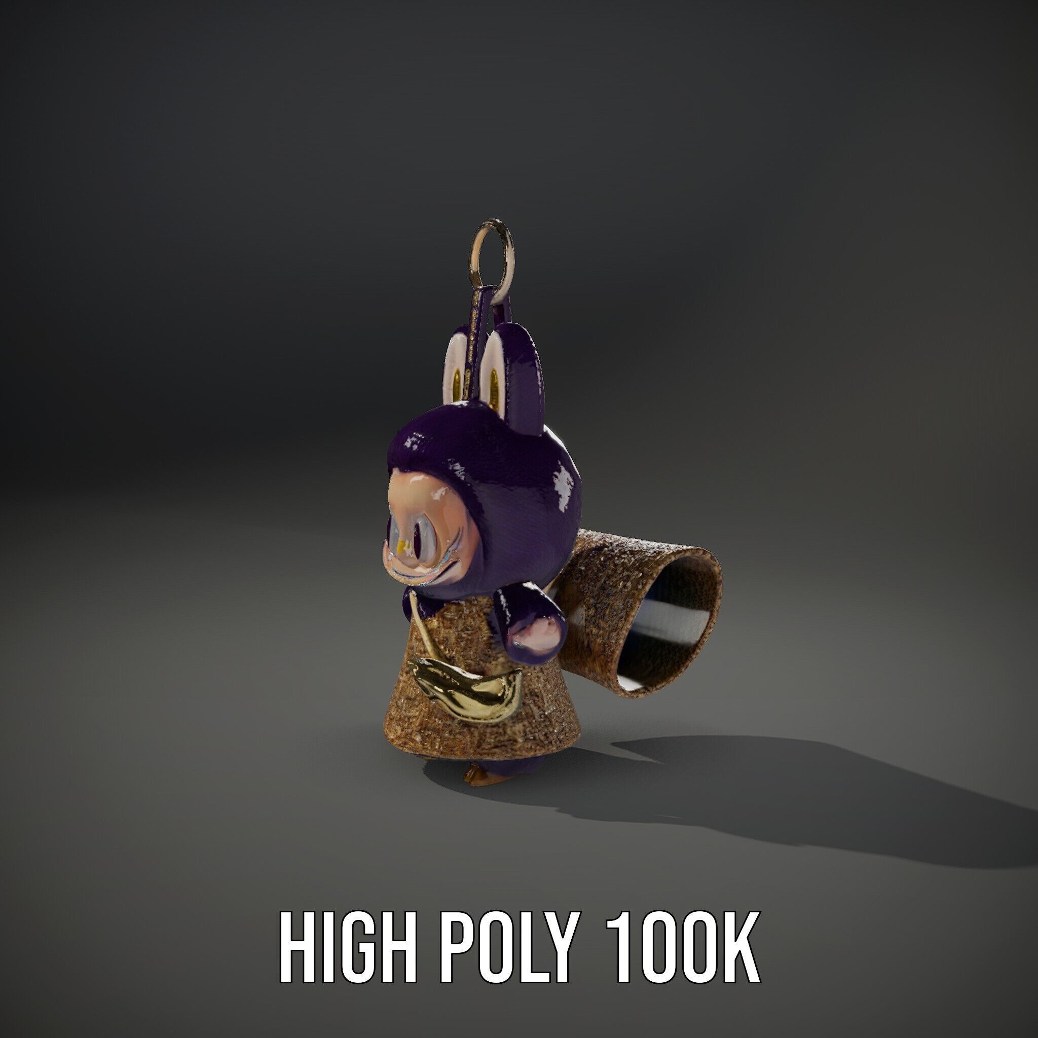 Cute Creature Keychain Model Pack Low-poly 3D model_11