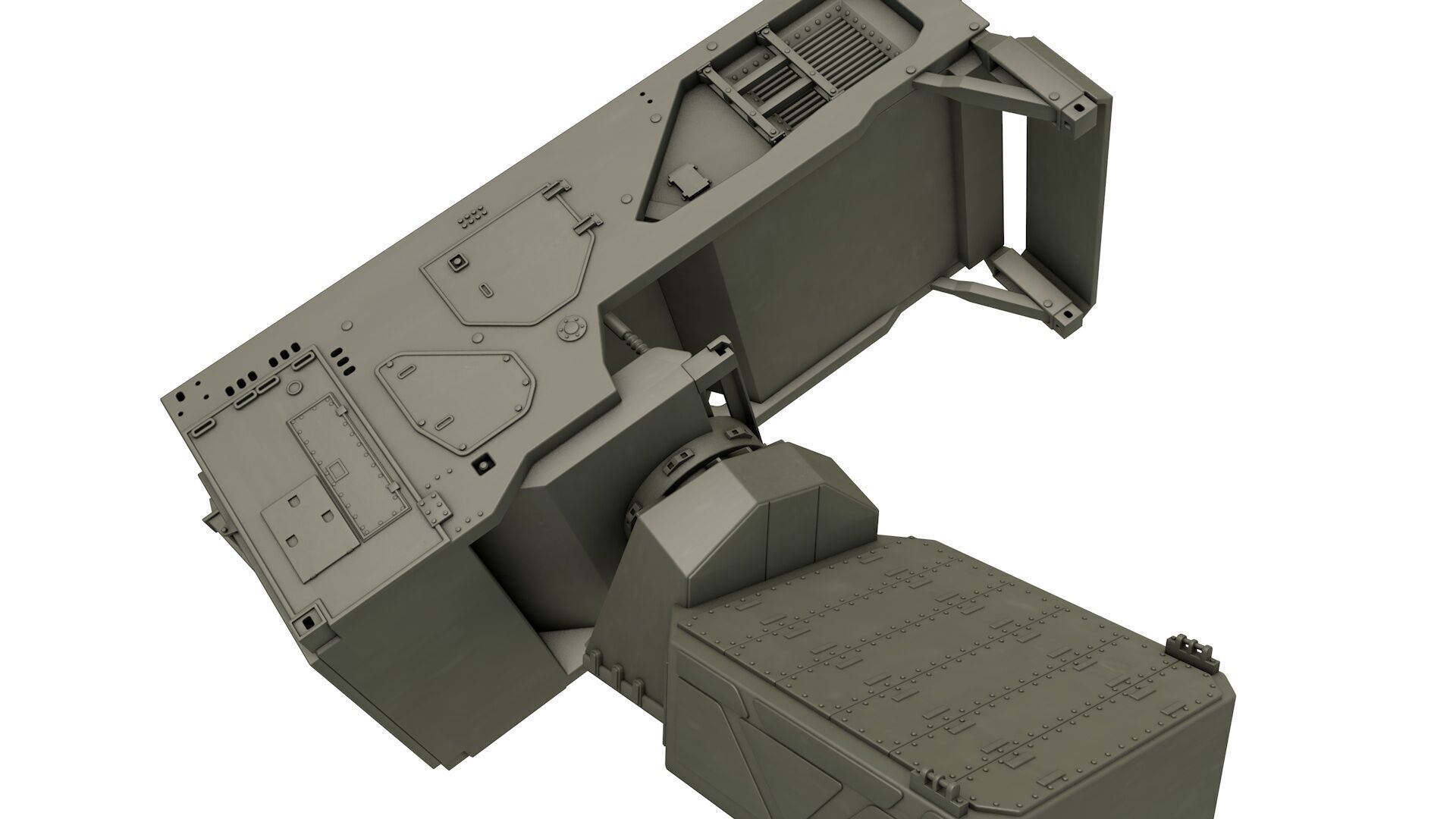 Ground Fire 300 Multi Function Radar 3D model_1