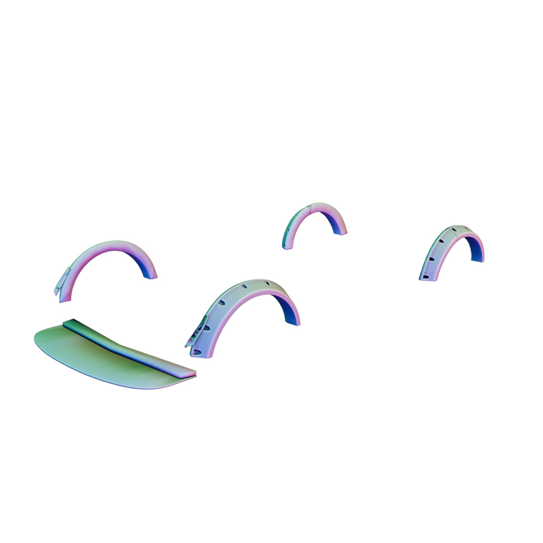 Bentley Bentayga 2016 Widebody Kit 3D print model_3