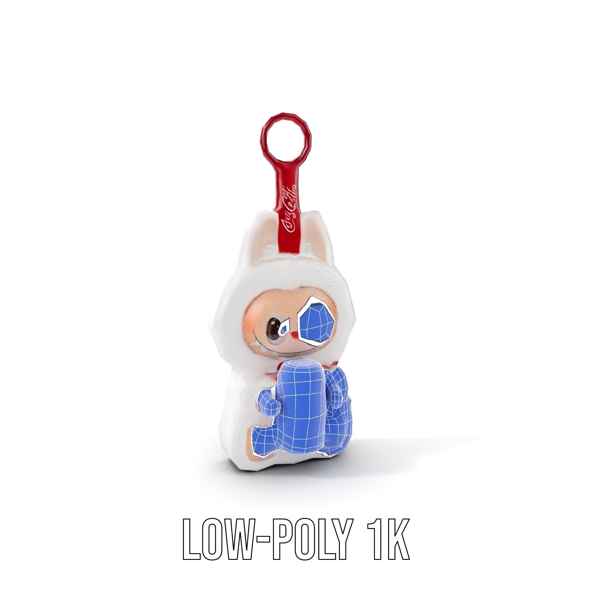 Coca Cola Character Keychain Model Pack Low-poly 3D model_10