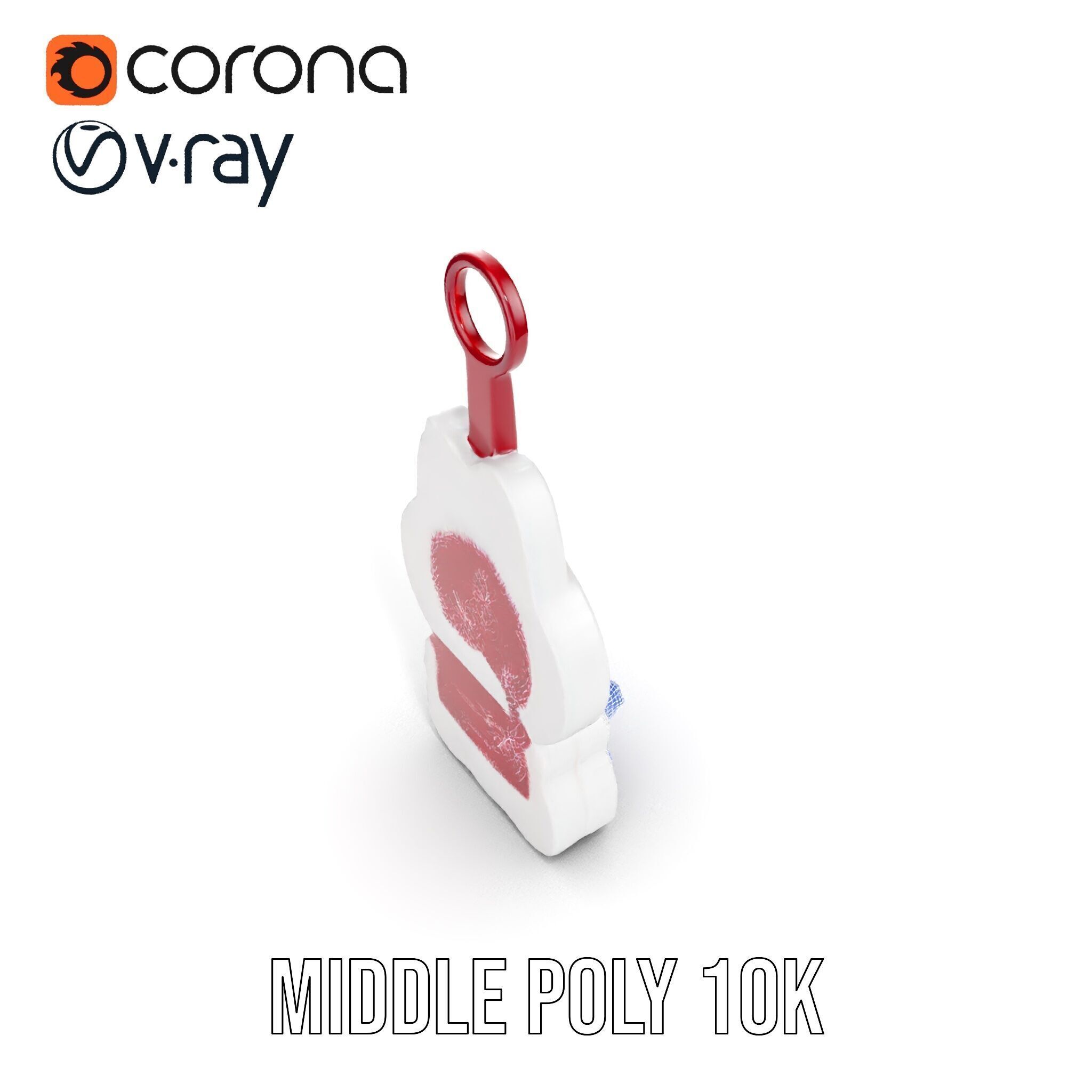 Coca Cola Character Keychain Model Pack Low-poly 3D model_28