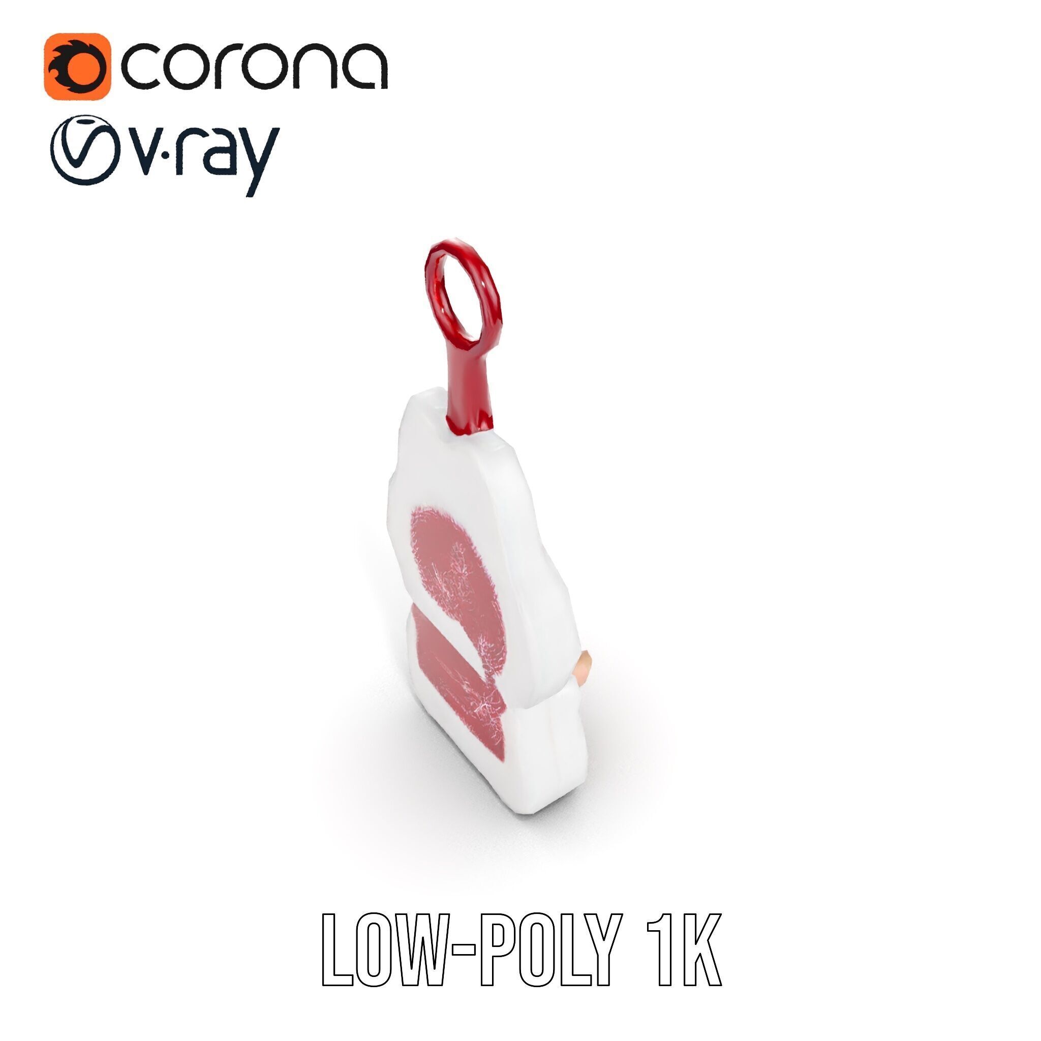 Coca Cola Character Keychain Model Pack Low-poly 3D model_7