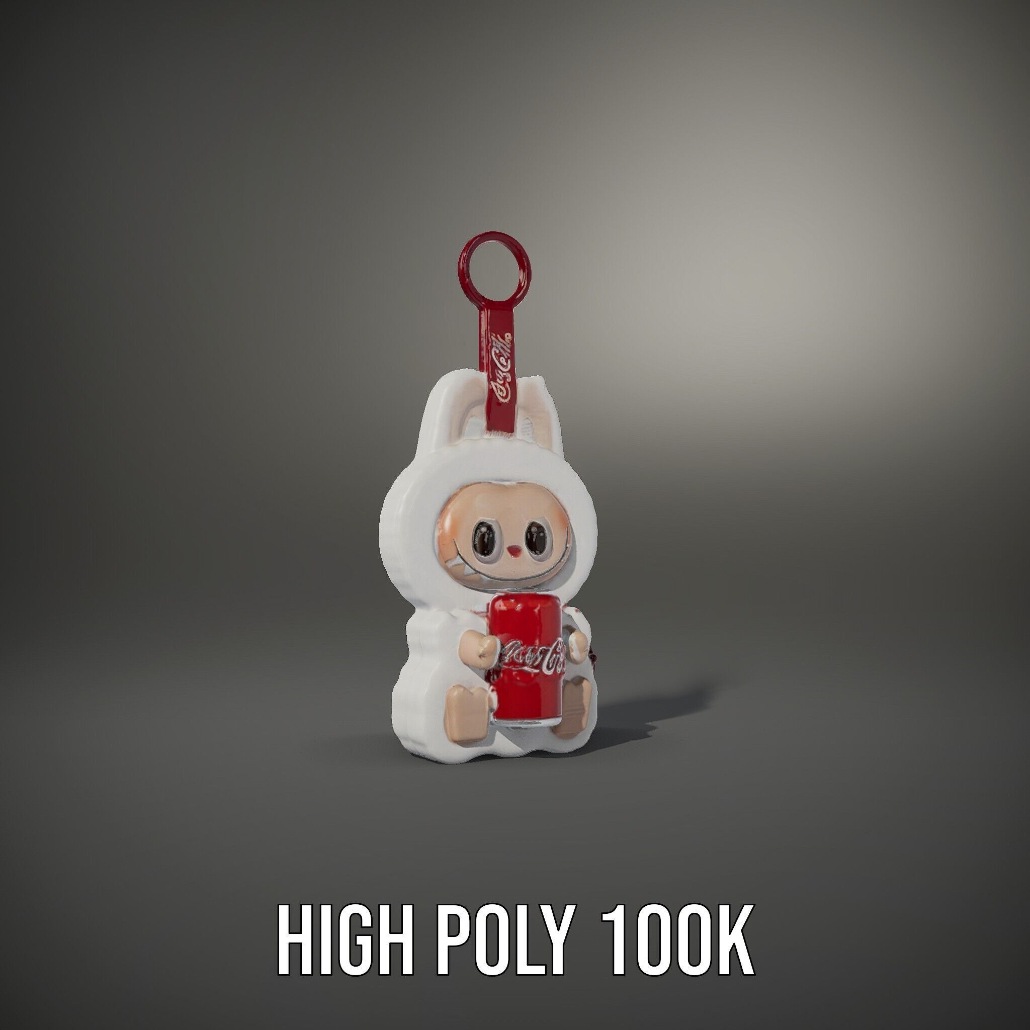 Coca Cola Character Keychain Model Pack Low-poly 3D model_8
