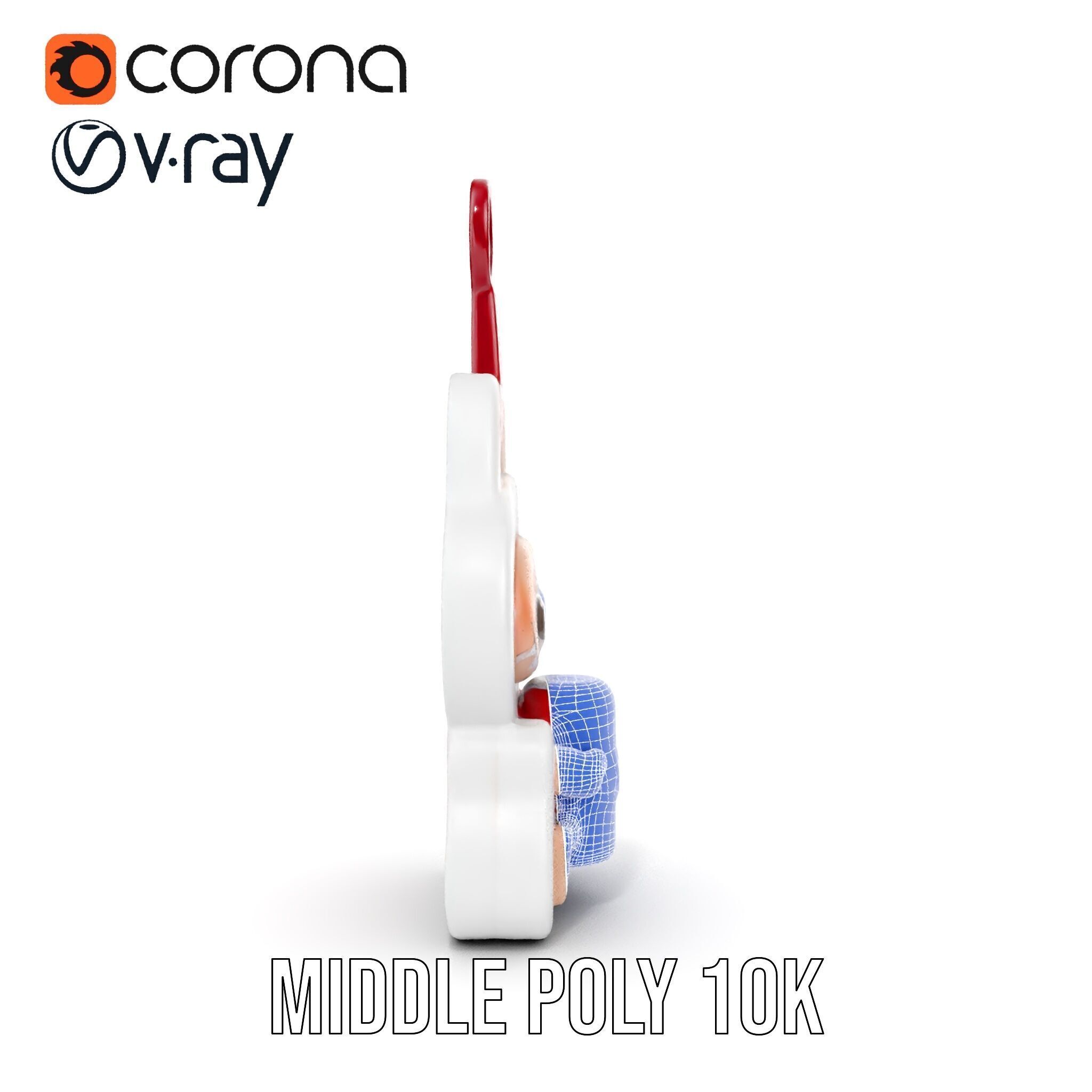 Coca Cola Character Keychain Model Pack Low-poly 3D model_31