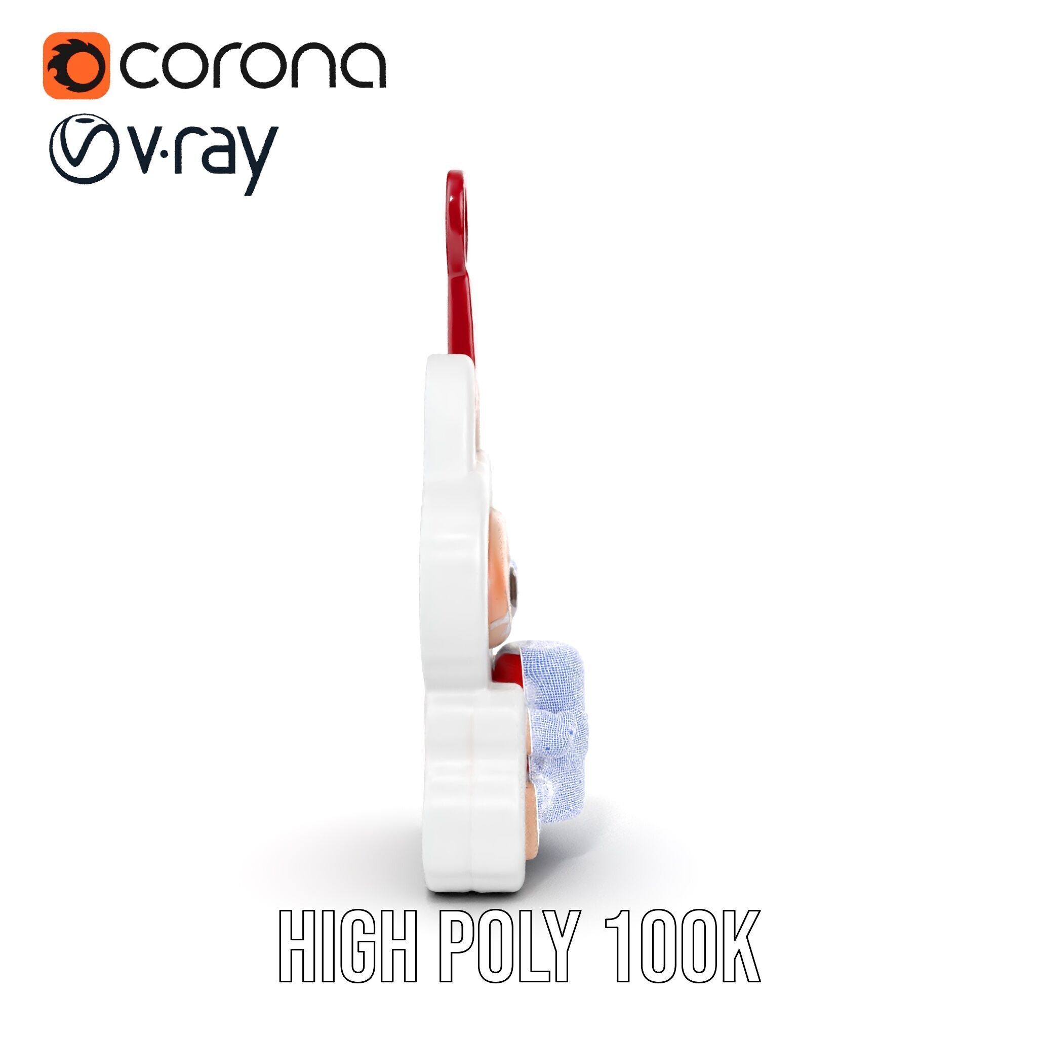 Coca Cola Character Keychain Model Pack Low-poly 3D model_35