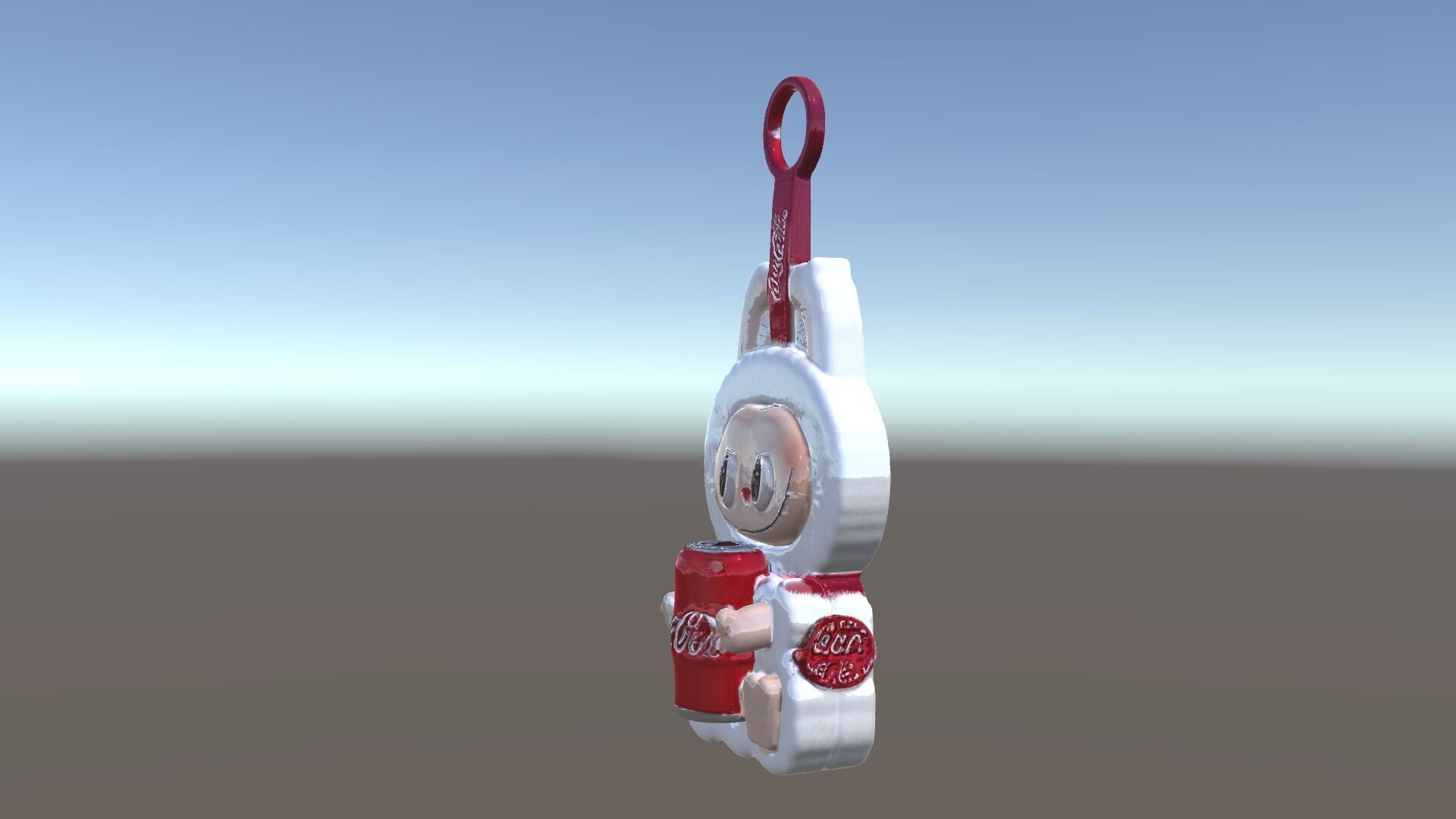Coca Cola Character Keychain Model Pack Low-poly 3D model_5