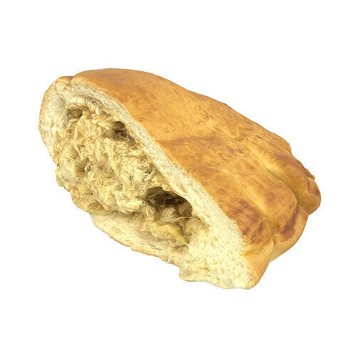 Cut Pie Low-poly 3D model