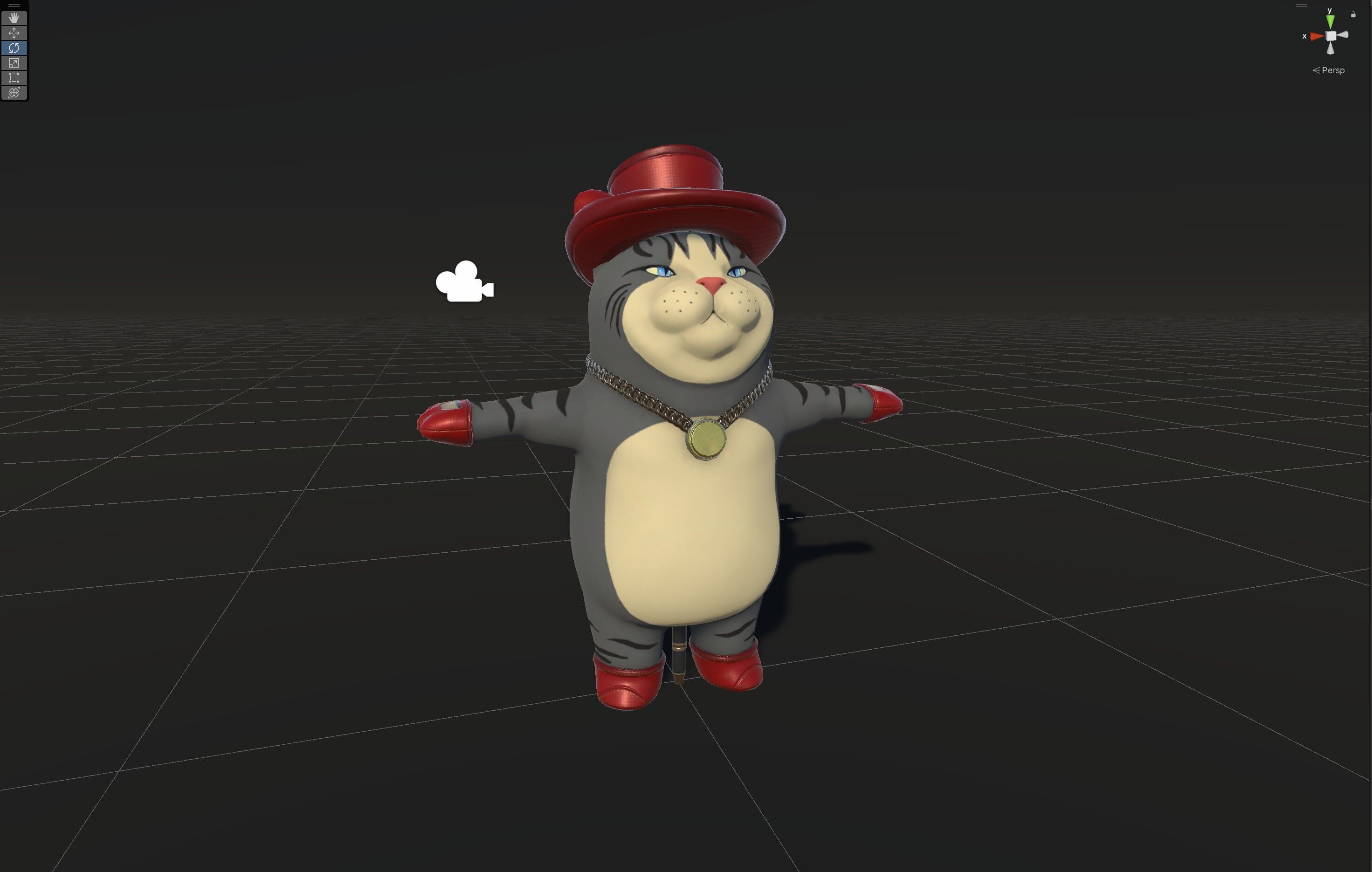 CatGel Low-poly 3D model_17