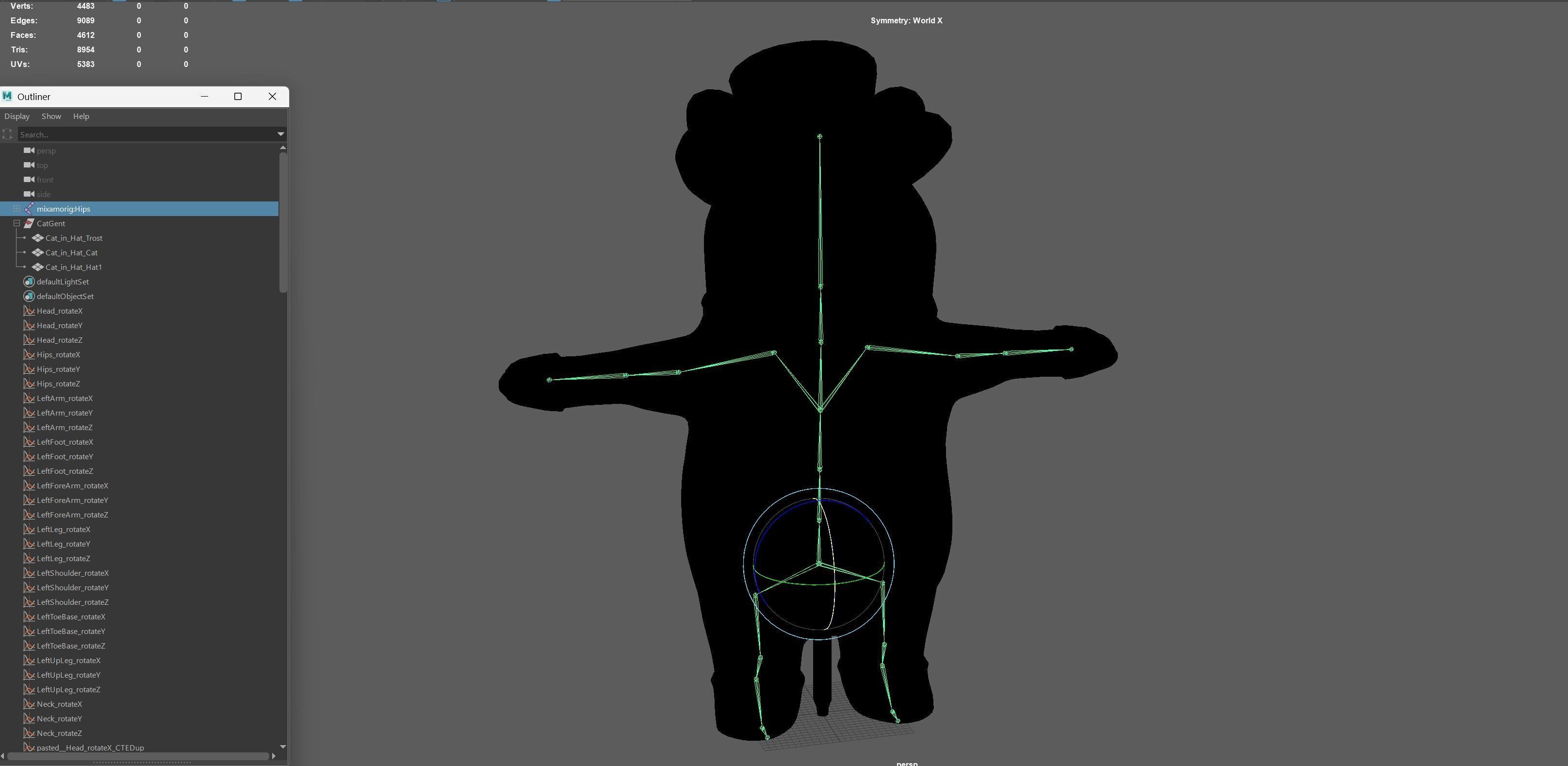 CatGel Low-poly 3D model_14