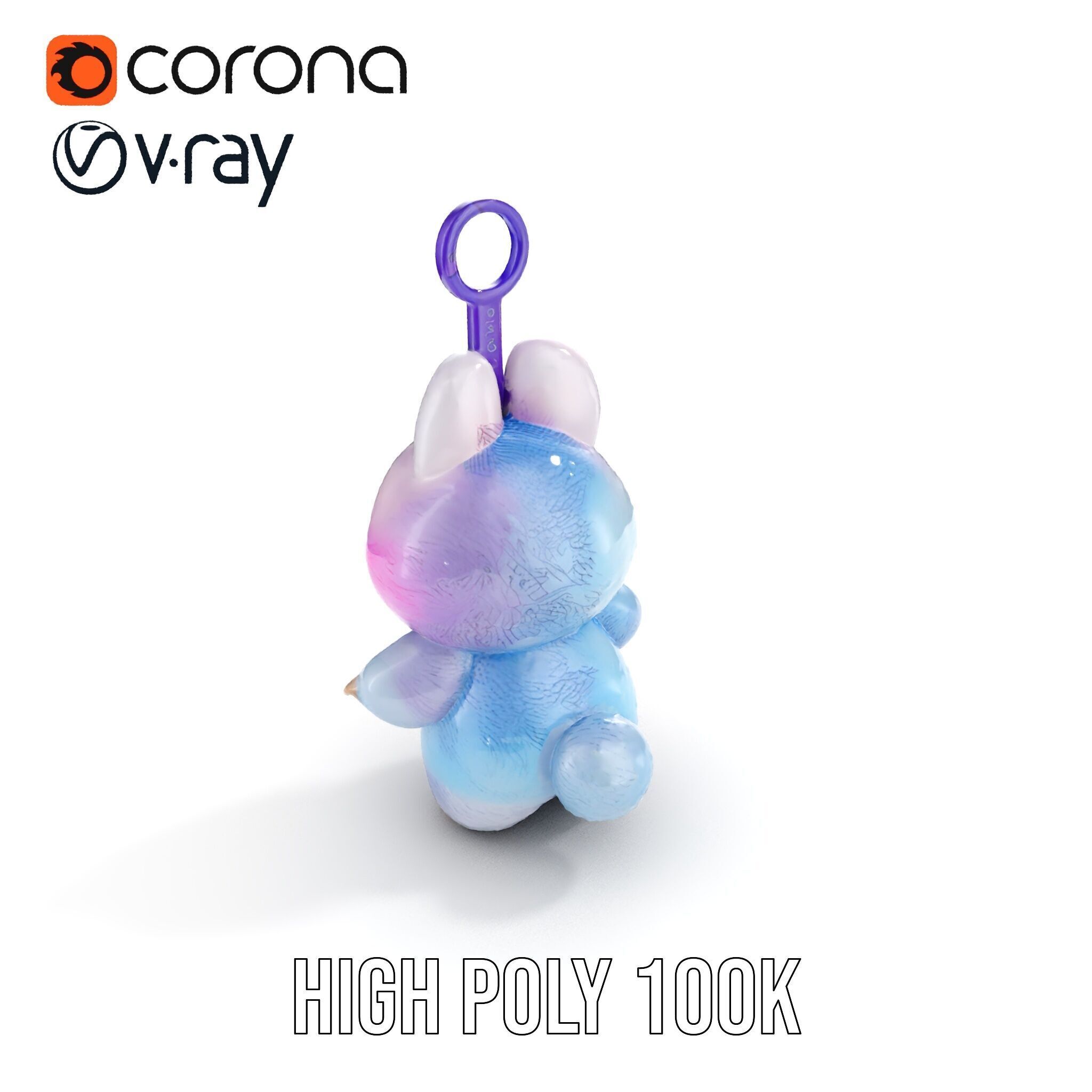 Cute Monster Plush Toy D Model Pack Low-poly 3D model_19