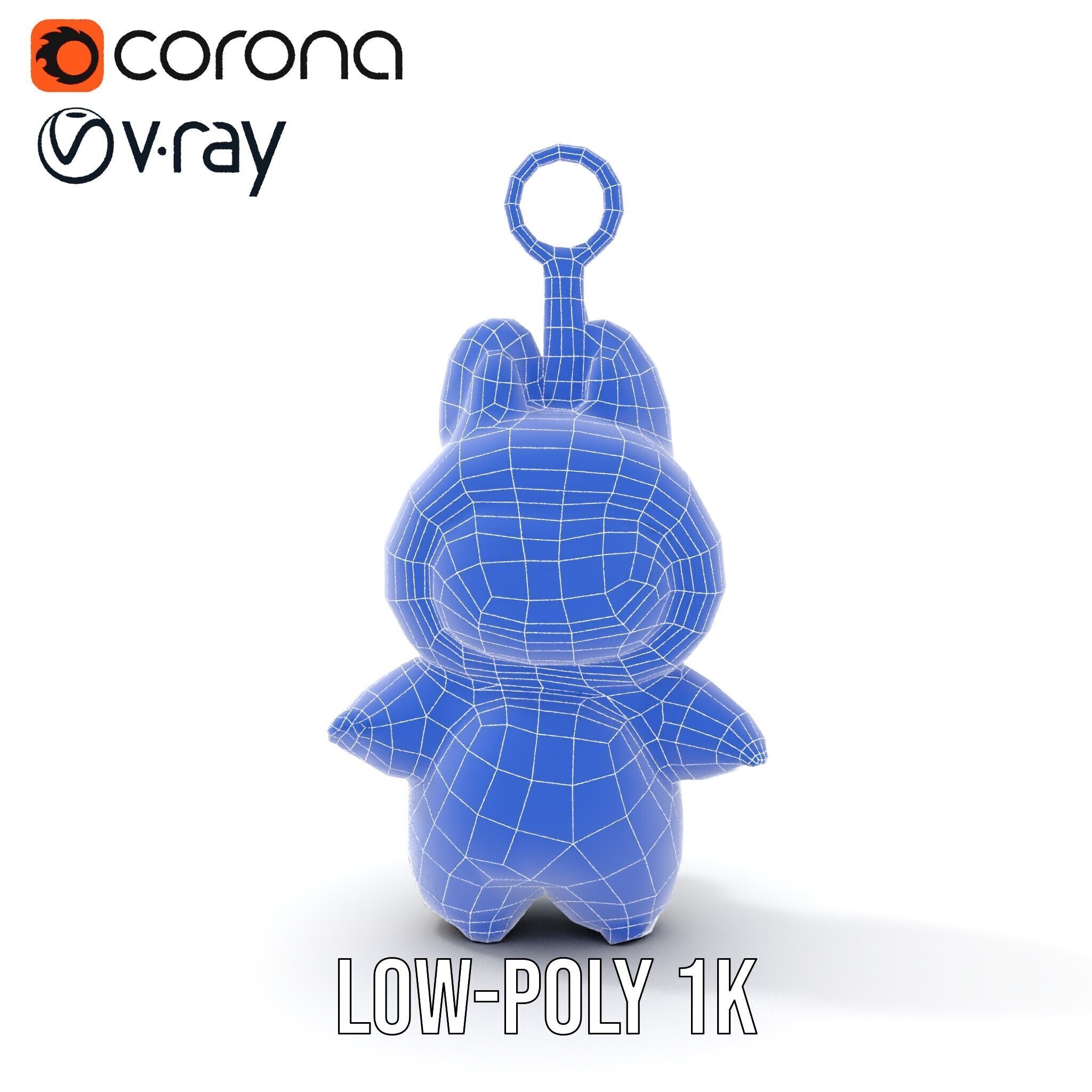 Cute Monster Plush Toy D Model Pack Low-poly 3D model_24