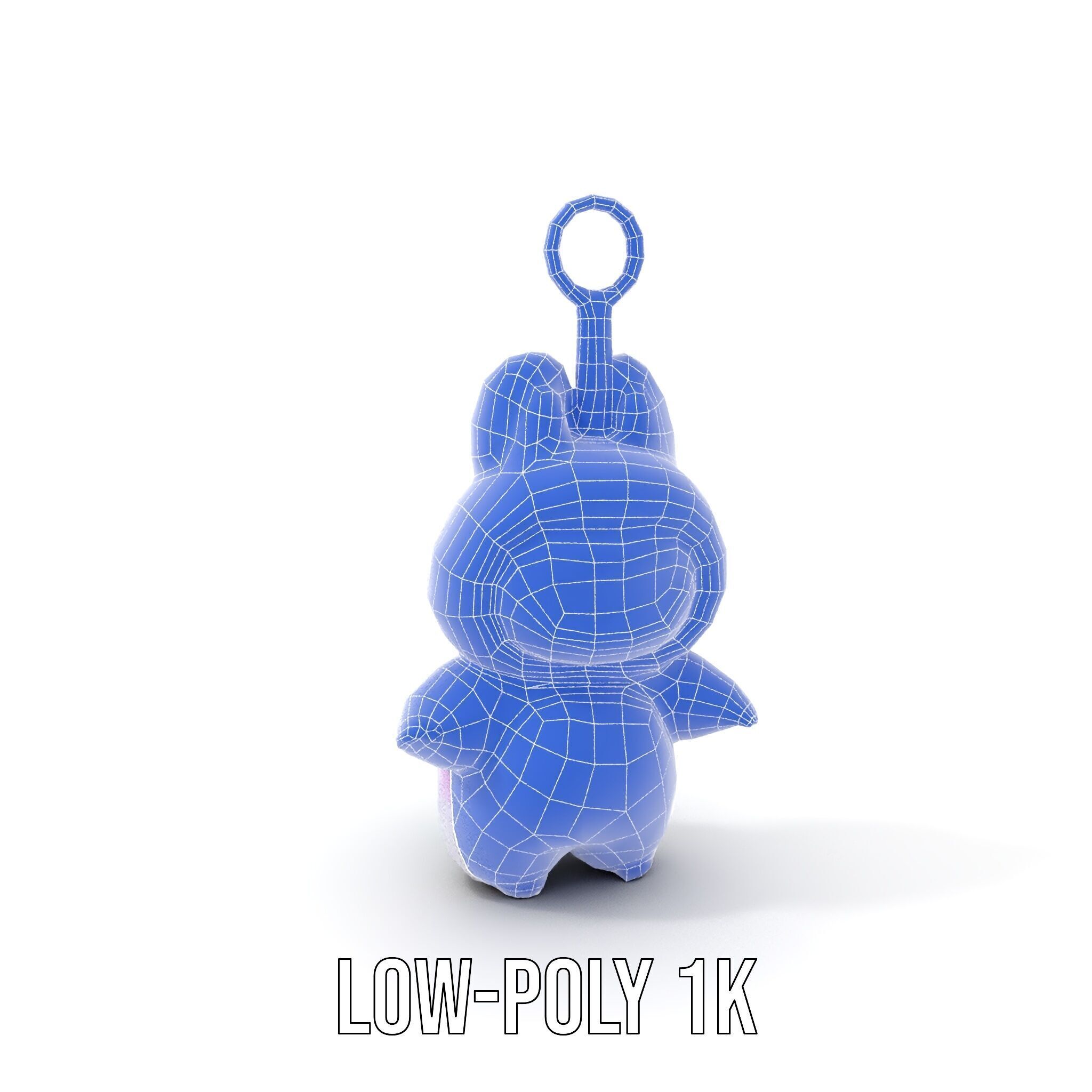 Cute Monster Plush Toy D Model Pack Low-poly 3D model_13