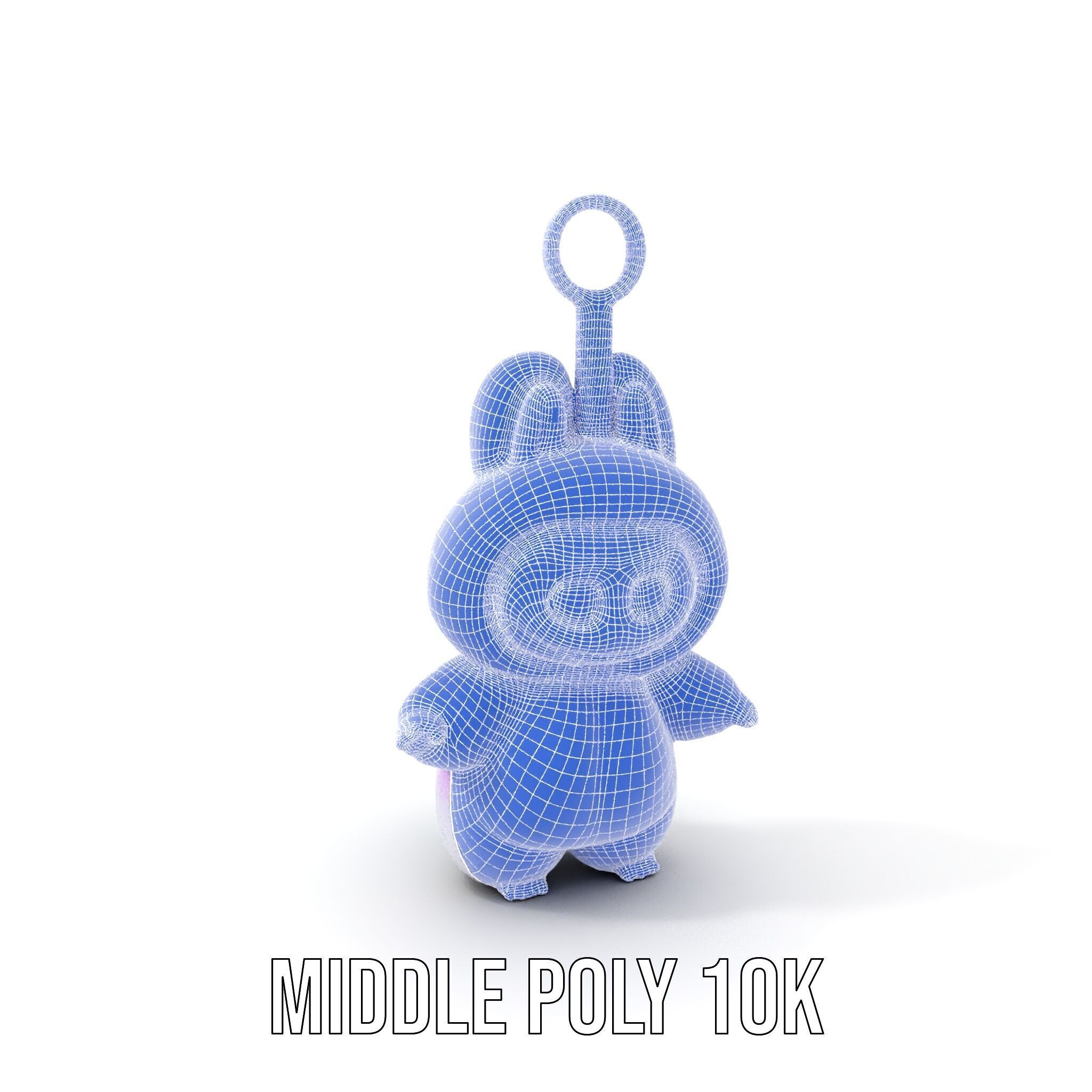 Cute Monster Plush Toy D Model Pack Low-poly 3D model_31