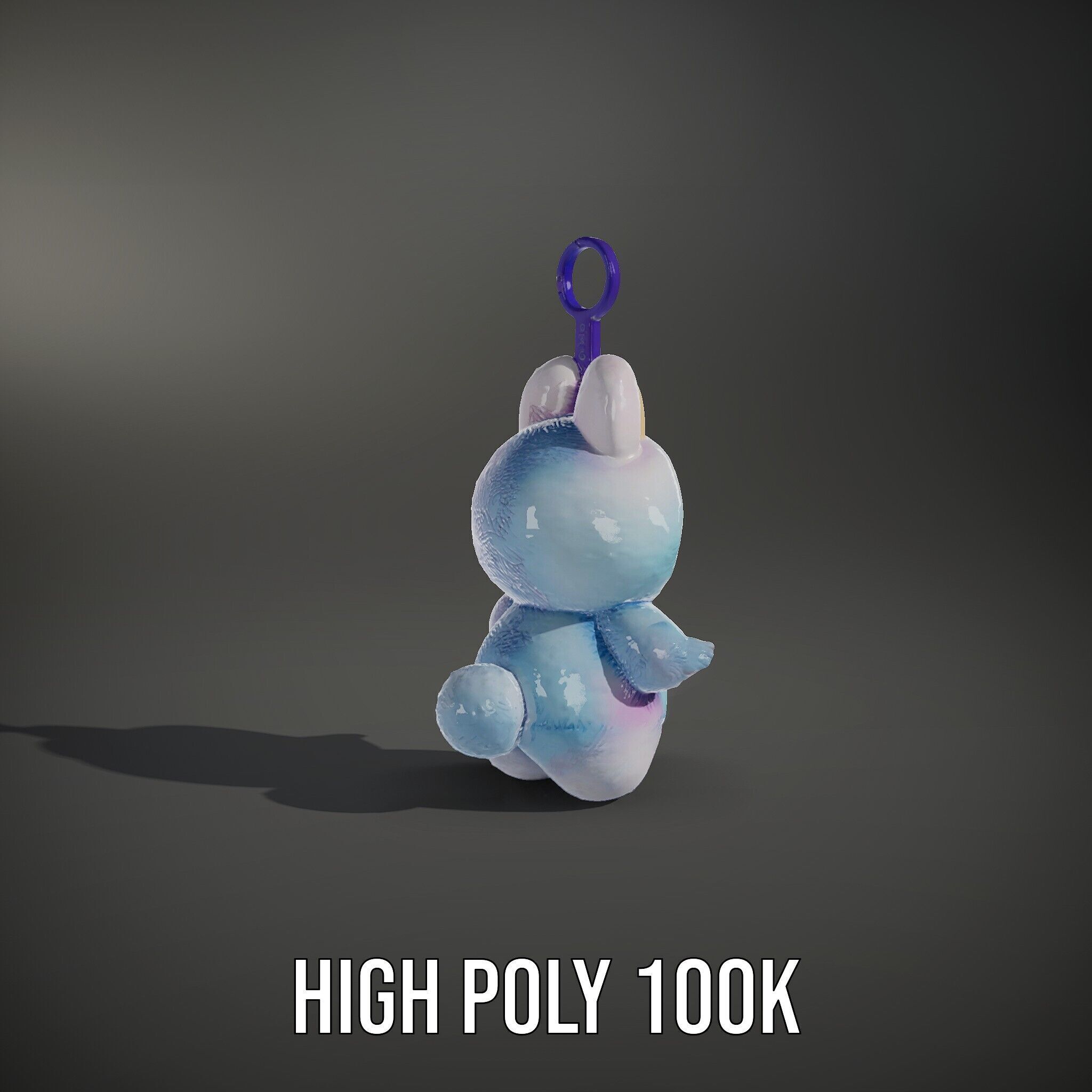 Cute Monster Plush Toy D Model Pack Low-poly 3D model_14