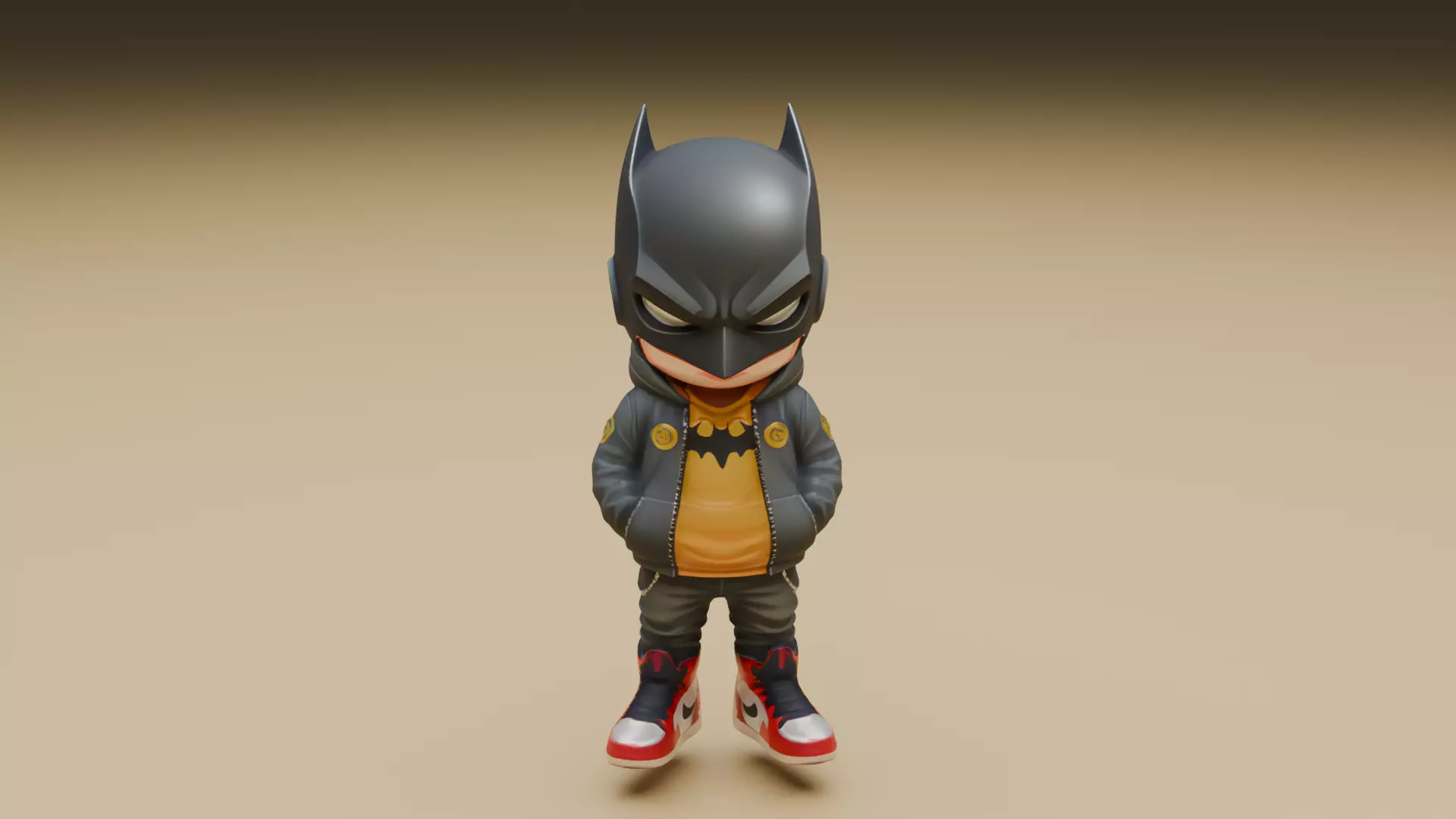 Batman Chibi 3D print model_0