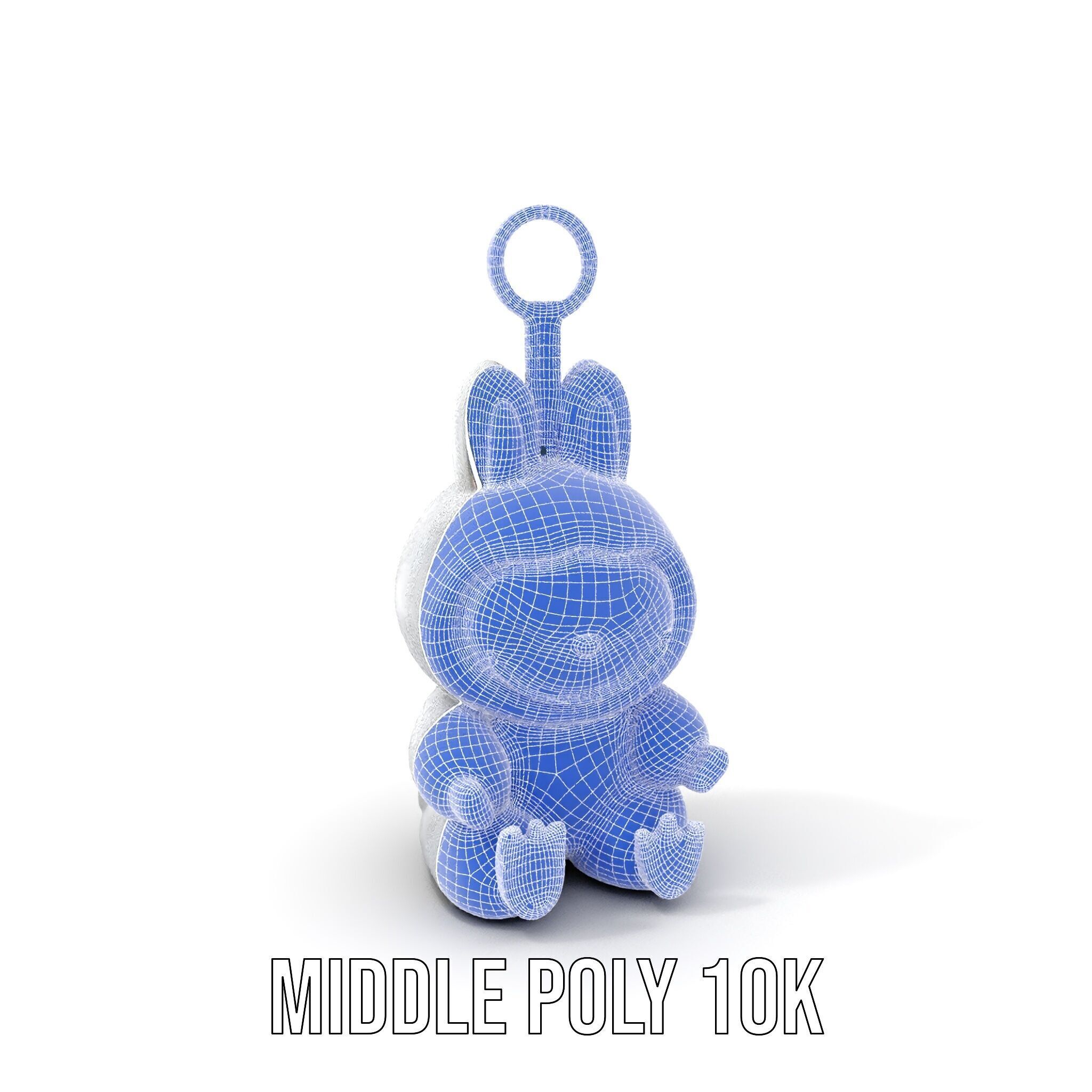 Furry Monster Keychain D Model Pack Low-poly 3D model_23