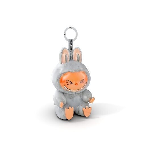Furry Monster Keychain D Model Pack Low-poly 3D model