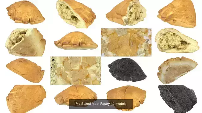Pie Baked Meat Pastry