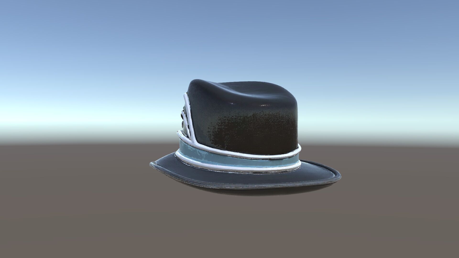 Elegant Fedora Hat Model Pack Low-poly 3D model_5