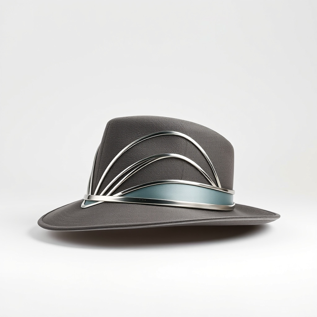Elegant Fedora Hat Model Pack Low-poly 3D model_2