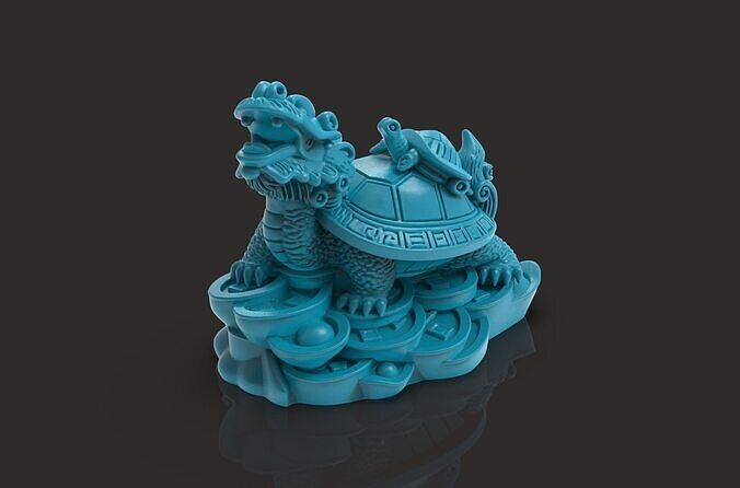 Ivory Dragon Tortoise 3D print model