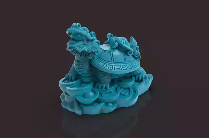 Ivory Dragon Tortoise 3D print model