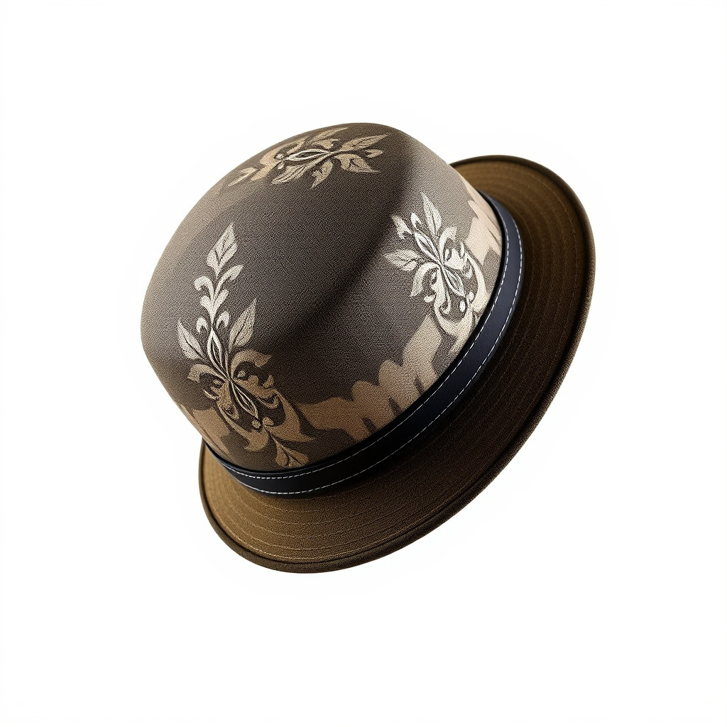 Decorative Fedora Hat D Model Pack Low-poly 3D model_2