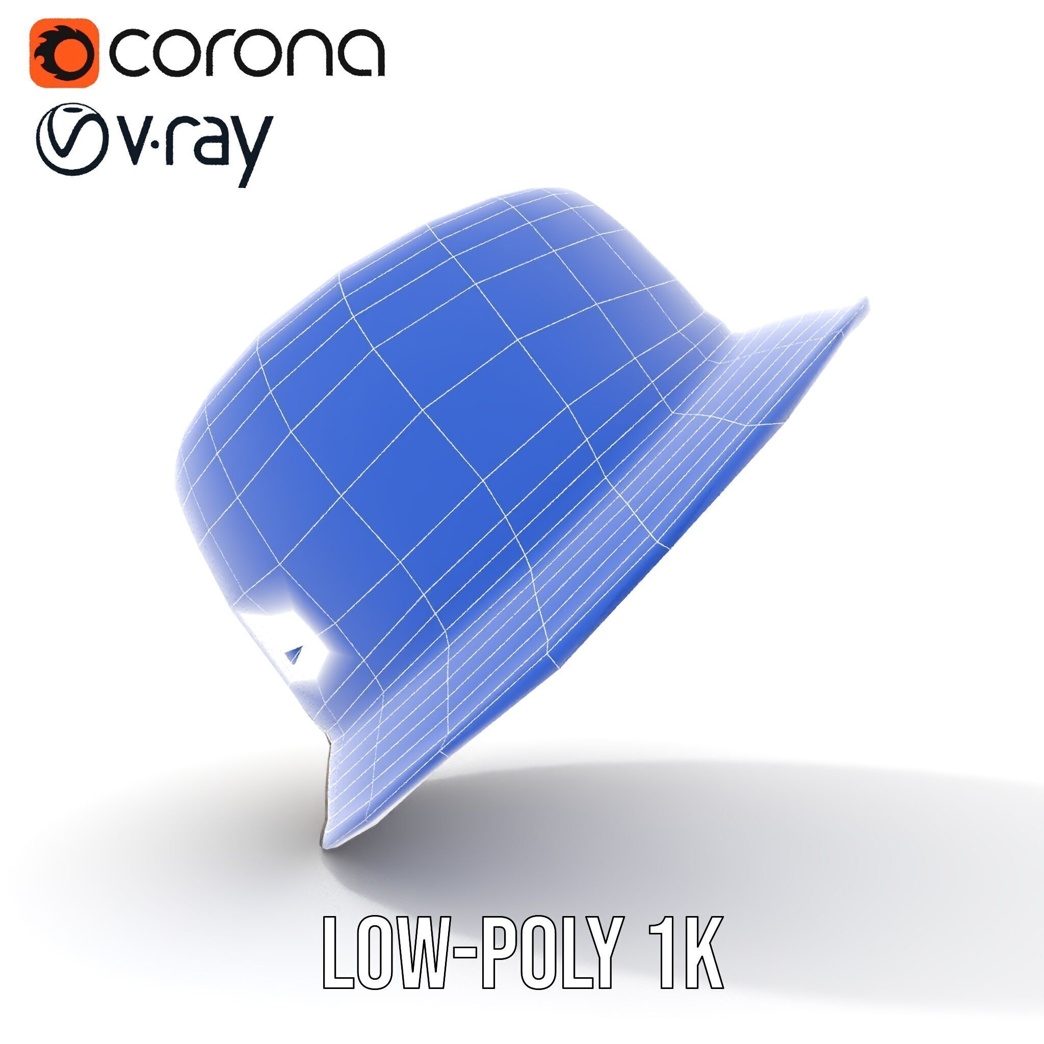 Decorative Fedora Hat D Model Pack Low-poly 3D model_31
