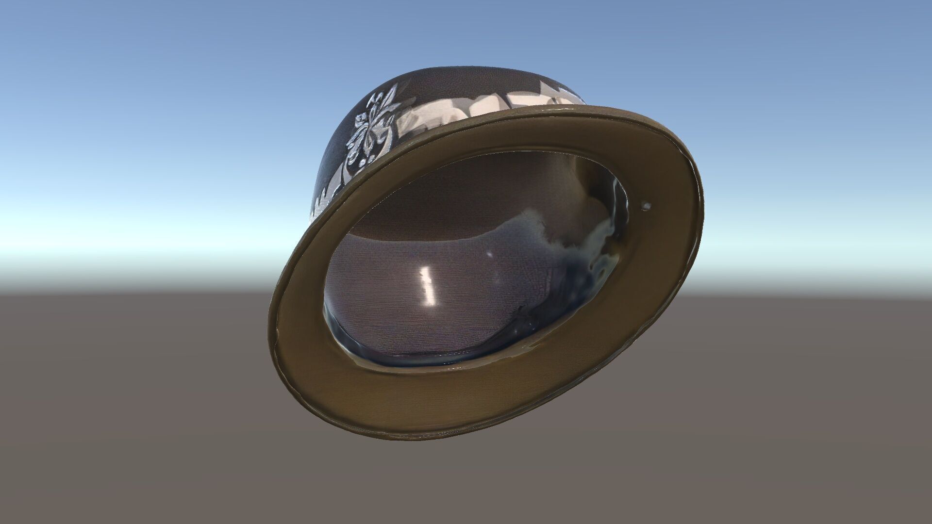 Decorative Fedora Hat D Model Pack Low-poly 3D model_5