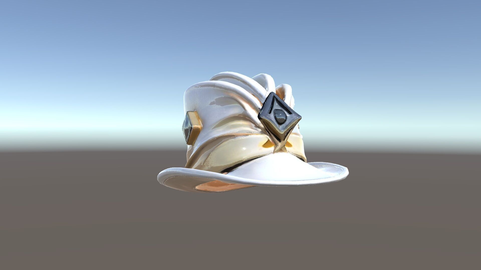 Elegant Vintage Hat with Decorative Accents Model Pack Low-poly 3D model_33