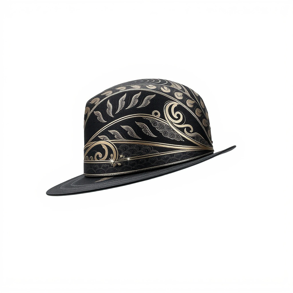 Elegant Decorative Hat Model Pack Low-poly 3D model_2