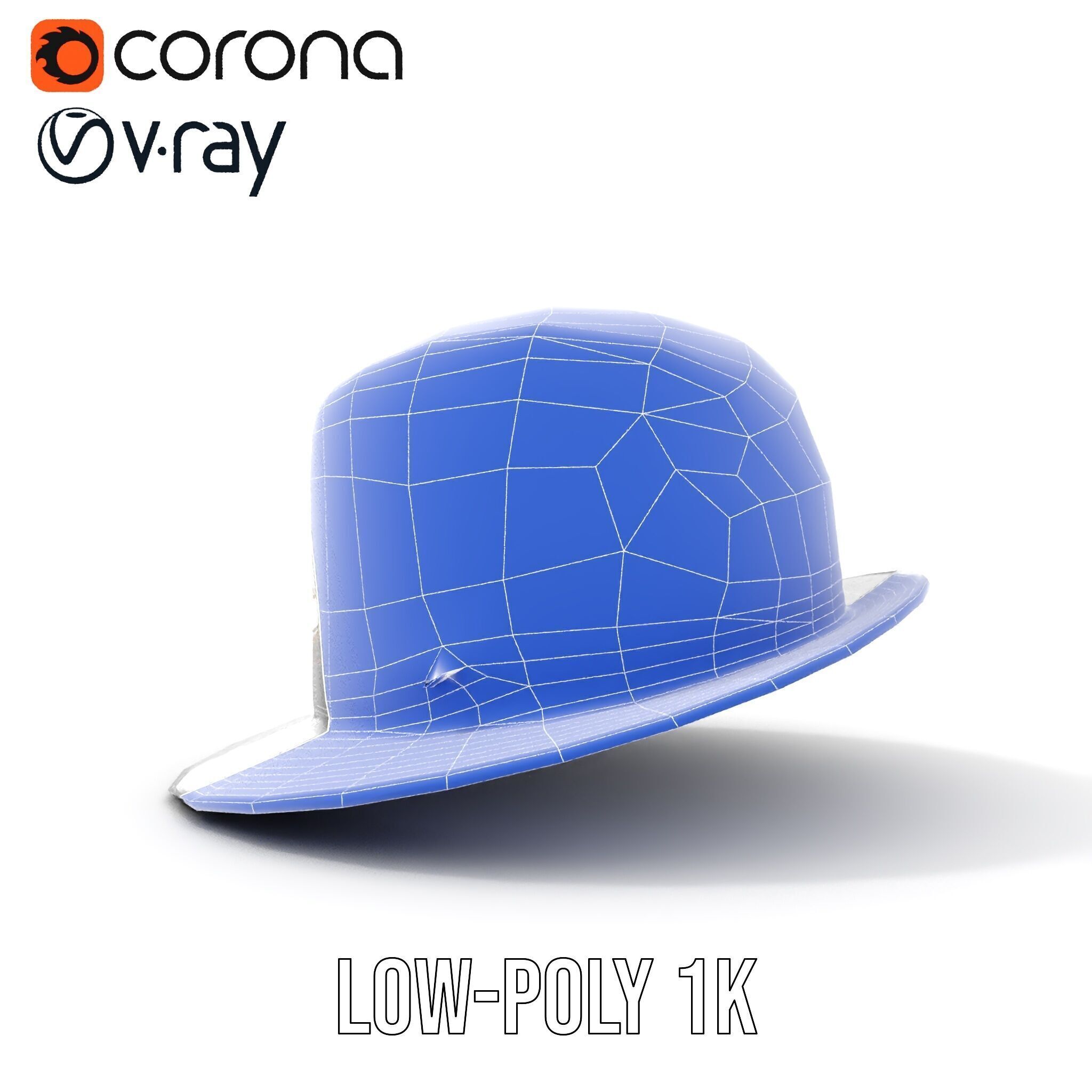 Elegant Decorative Hat Model Pack Low-poly 3D model_32