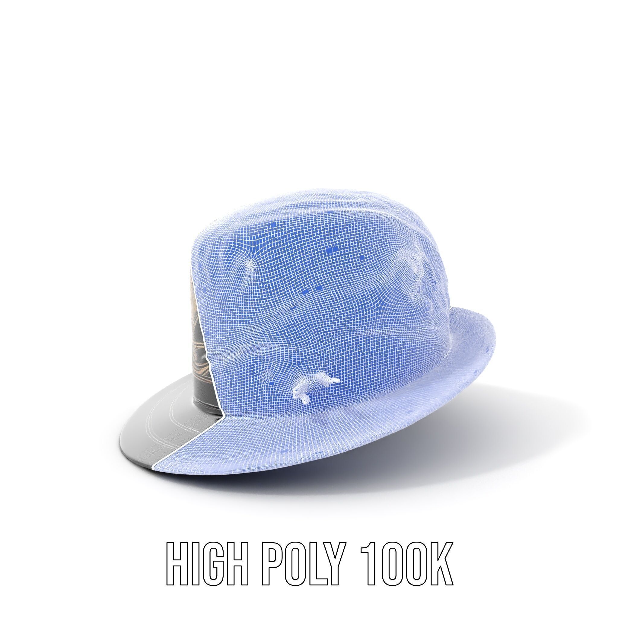 Elegant Decorative Hat Model Pack Low-poly 3D model_4