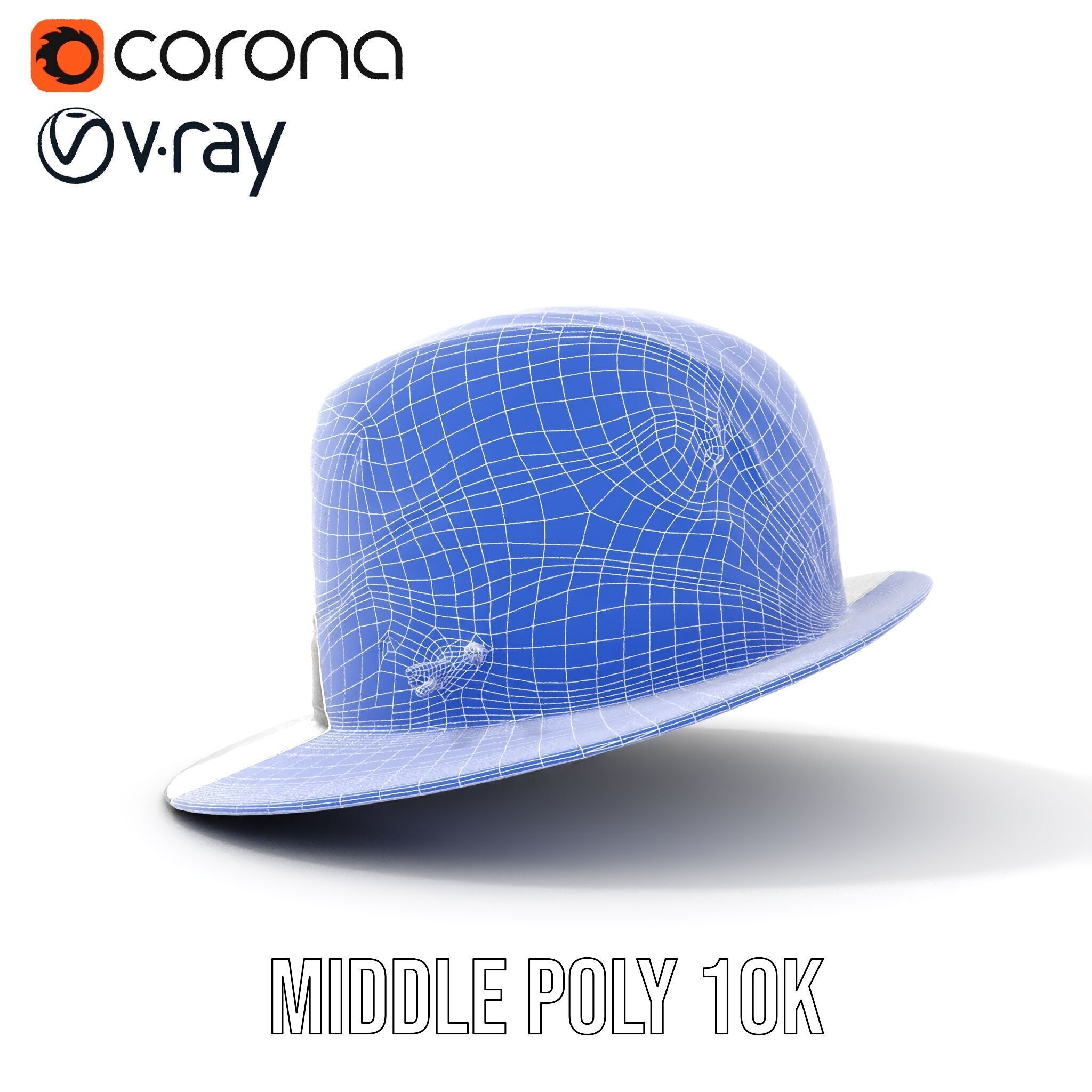 Elegant Decorative Hat Model Pack Low-poly 3D model_31