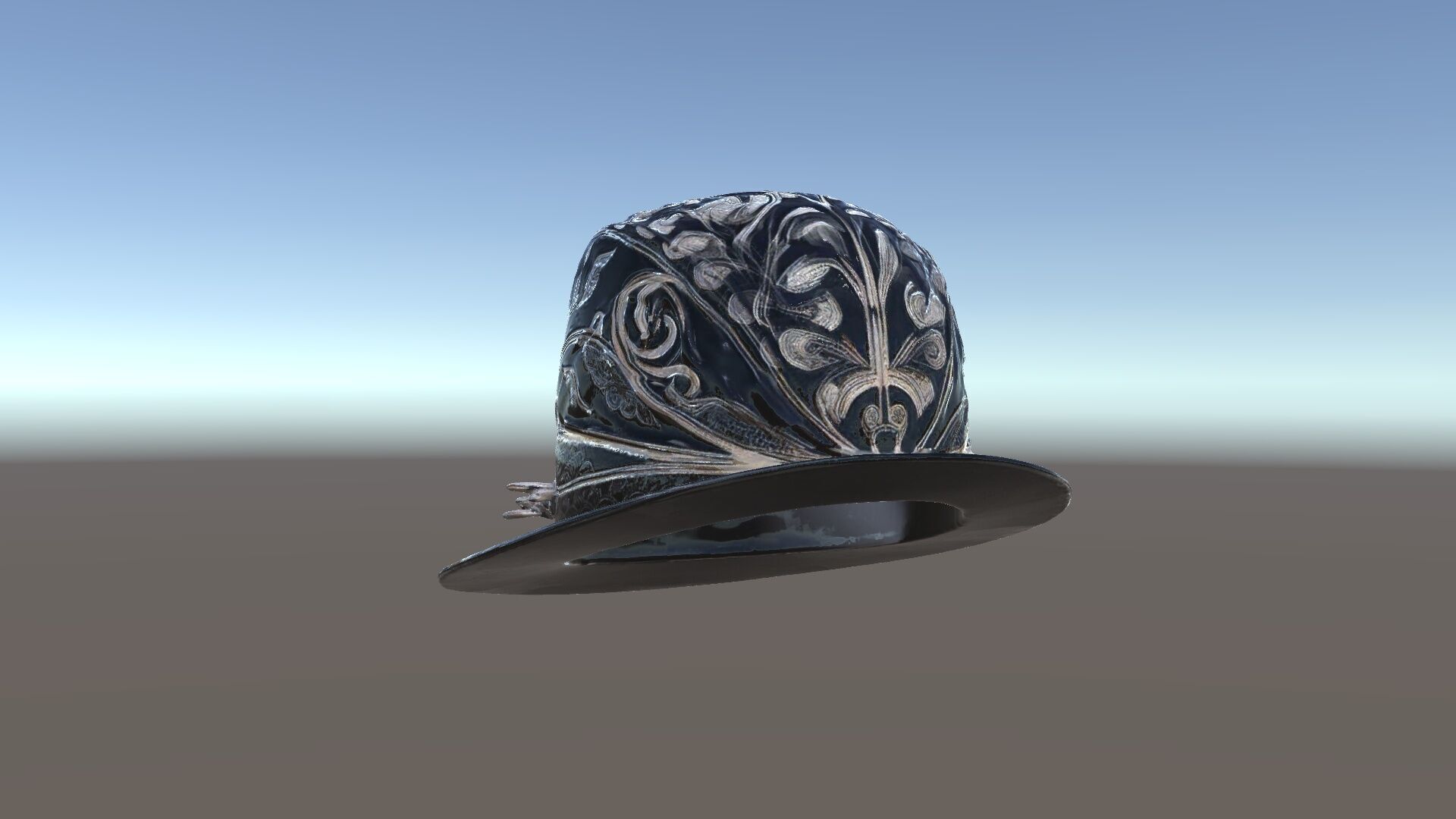 Elegant Decorative Hat Model Pack Low-poly 3D model_5