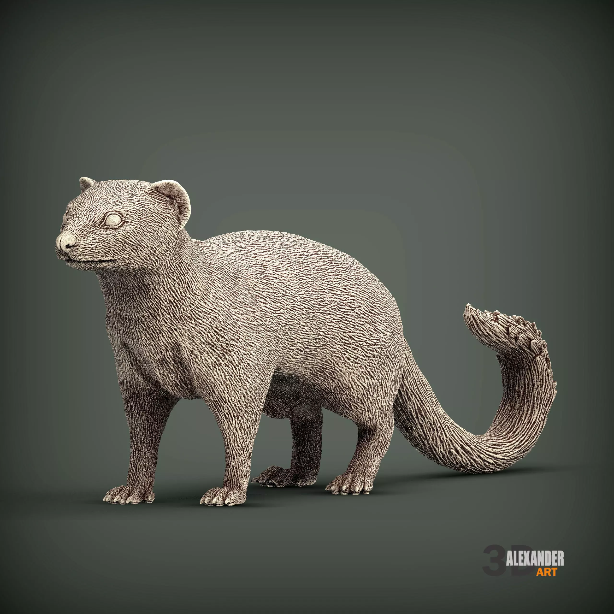 Slender Mongooses 3D print model