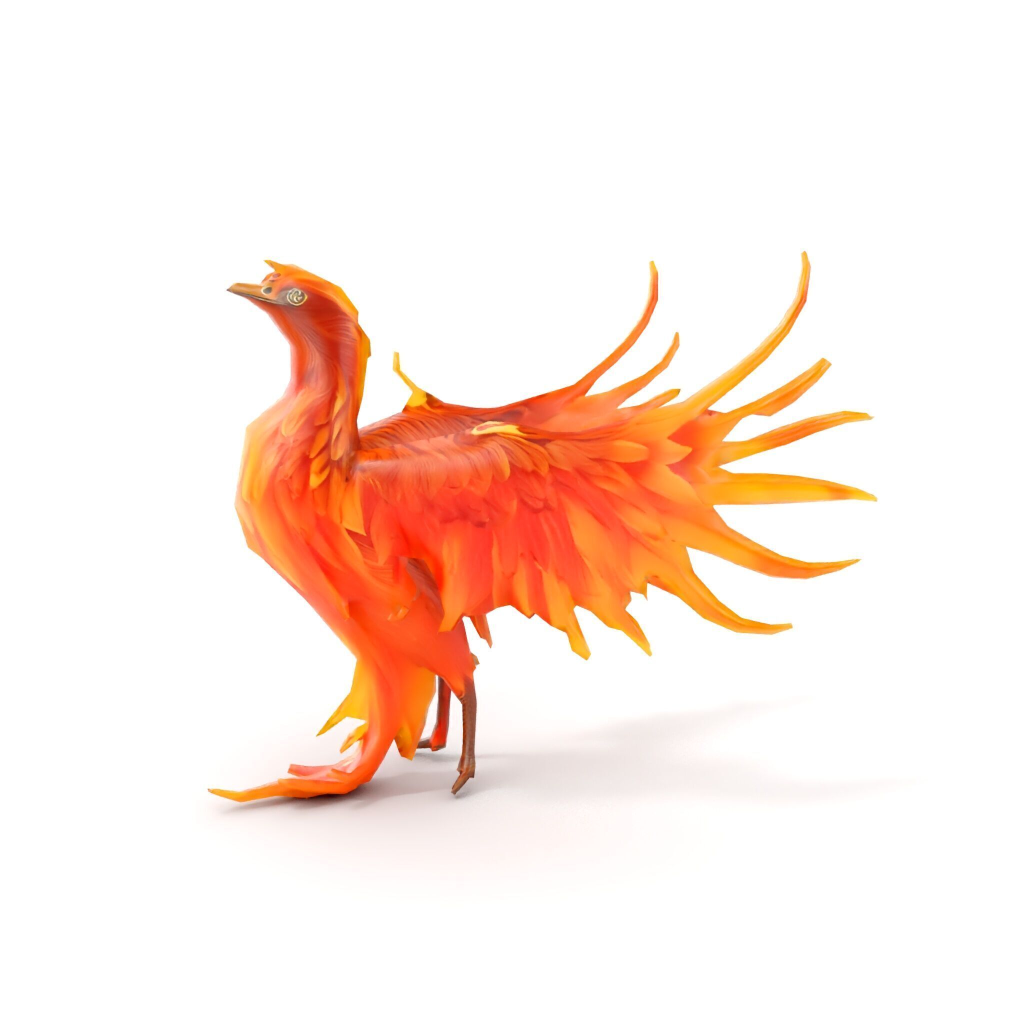 Mythical Phoenix D Model Pack Low-poly 3D model_18