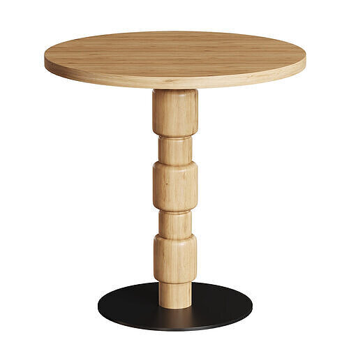 Berlino Round Table Low-poly 3D model