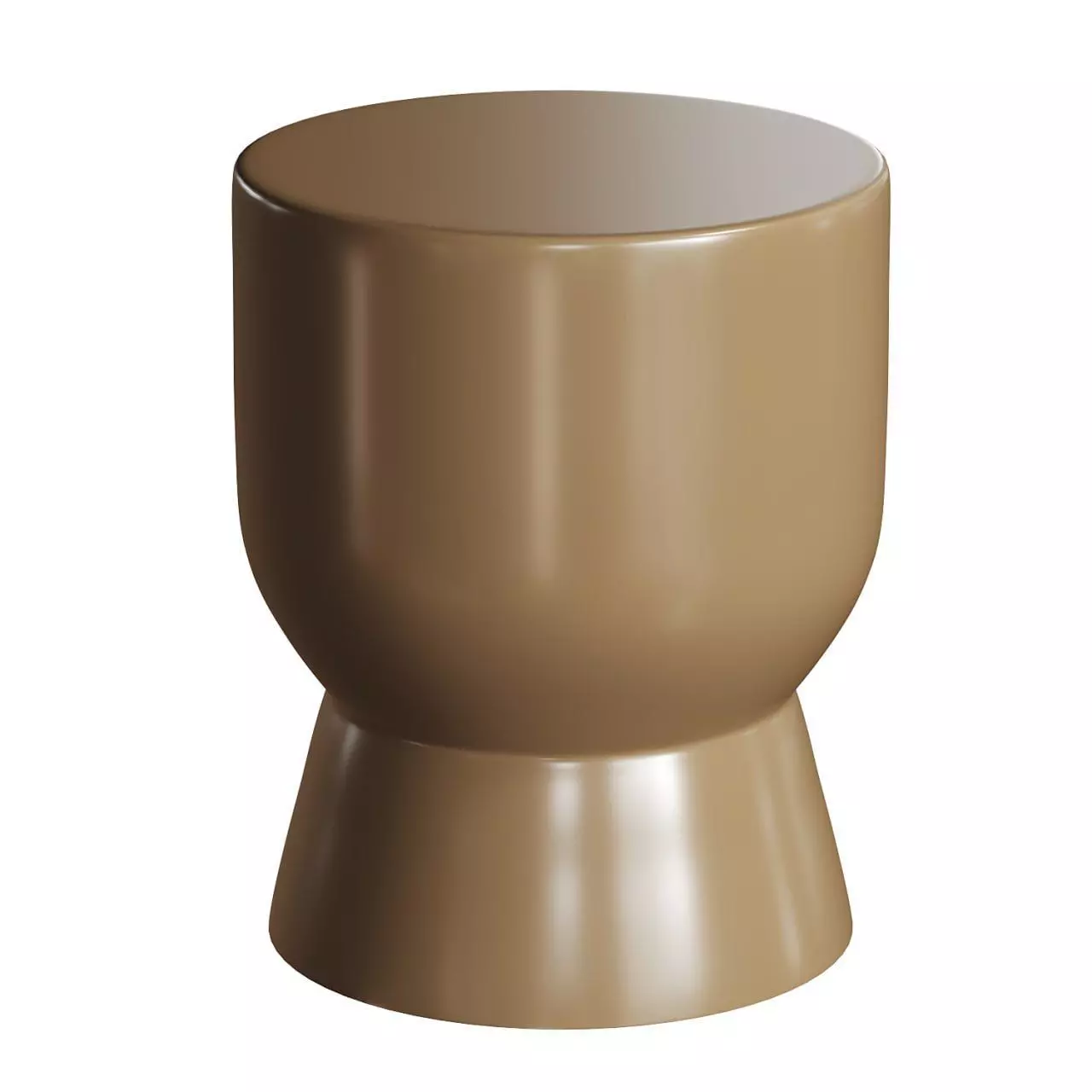 Bridgers Lacquer Stool Low-poly 3D model
