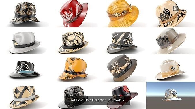 Art Deco Hats Collection 